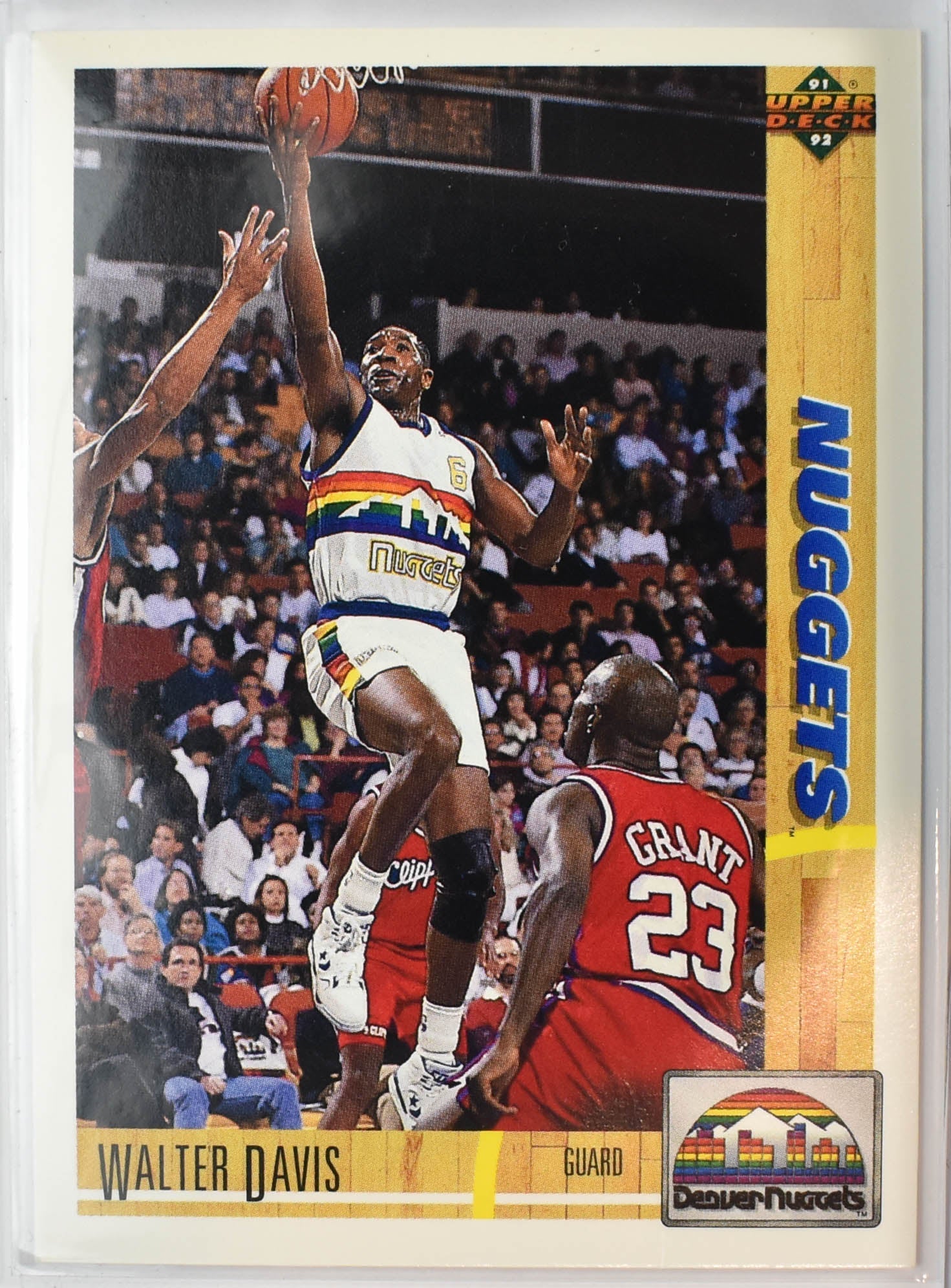 Walter Davis 422 Upper Deck 1991 - 1992 Basketball Card