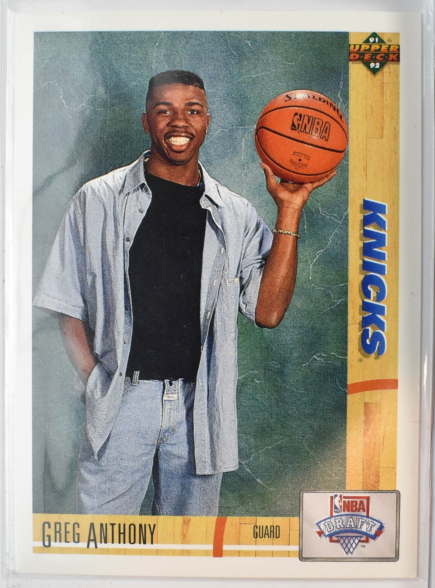 Greg Anthony 7 Upper Deck 1991 - 1992 Basketball Card
