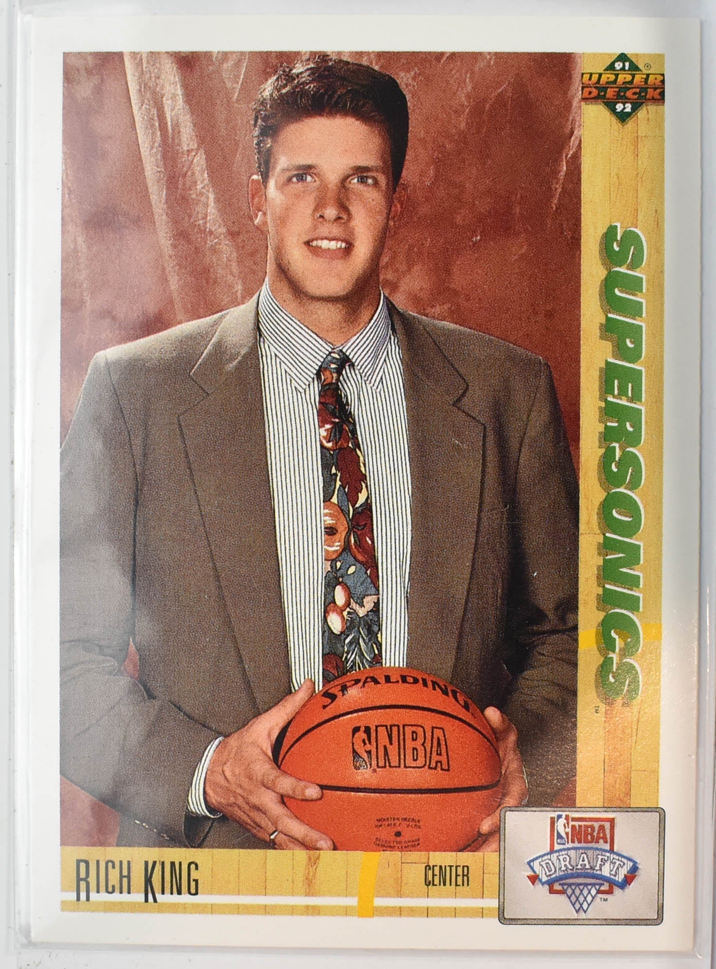 Rich King 8 Upper Deck 1991 - 1992 Basketball Card