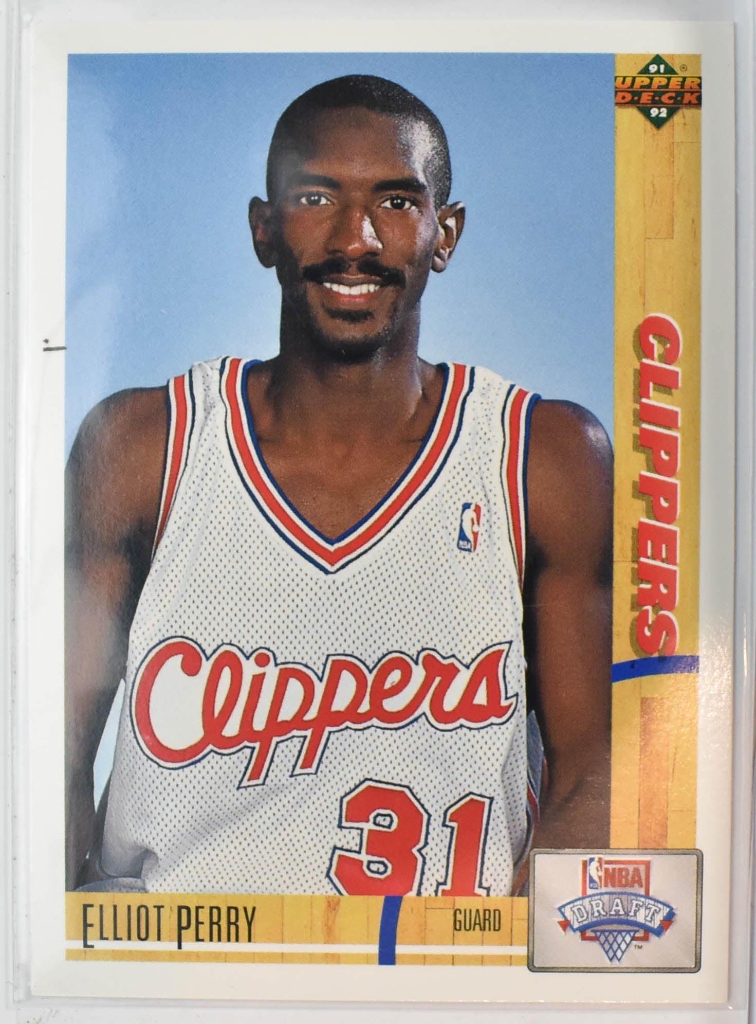 Elliot Perry 18 Upper Deck 1991 - 1992 Basketball Card