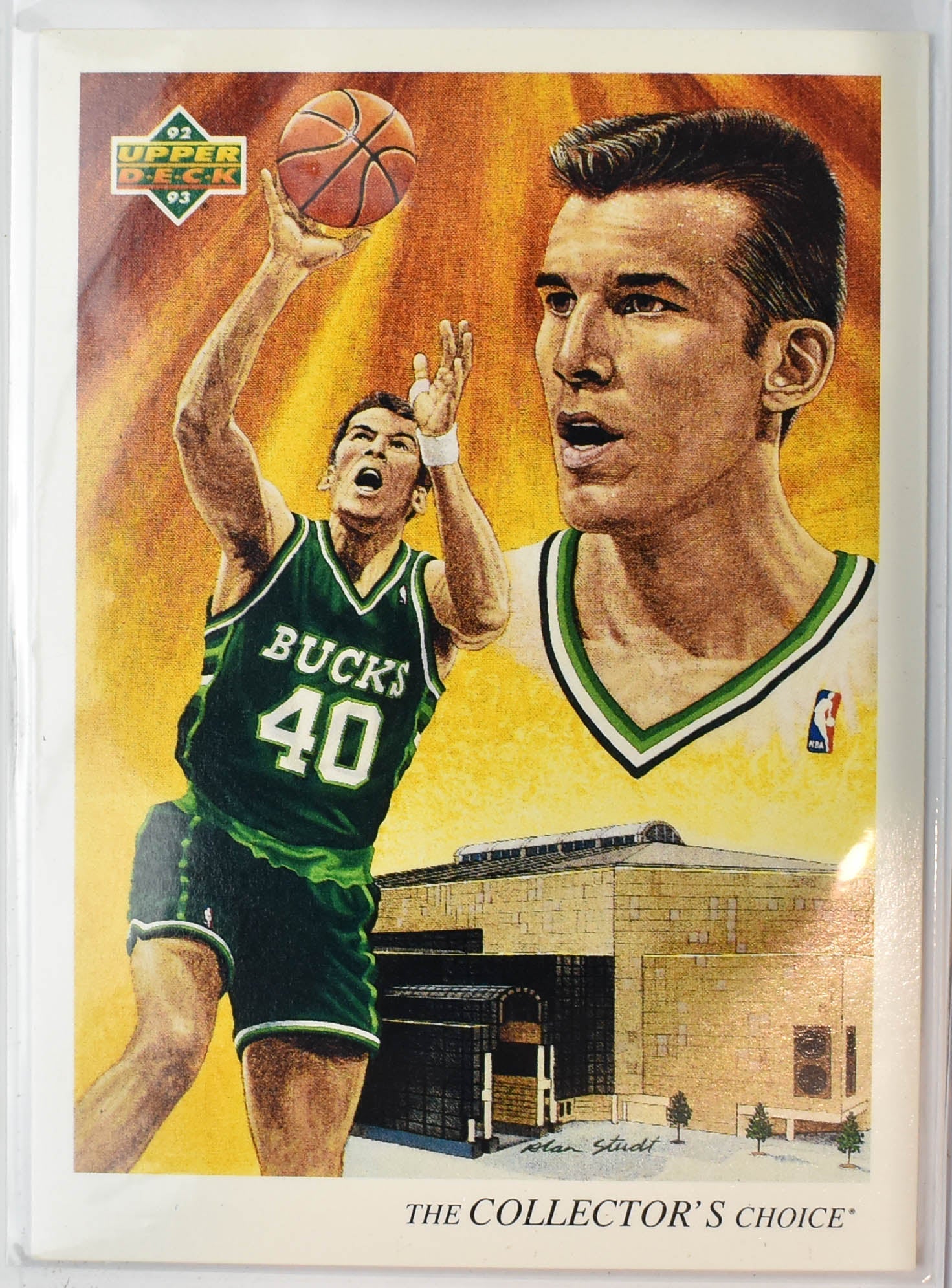 Frank Brickowski 35 Upper Deck 92-93 Bucks Checklist