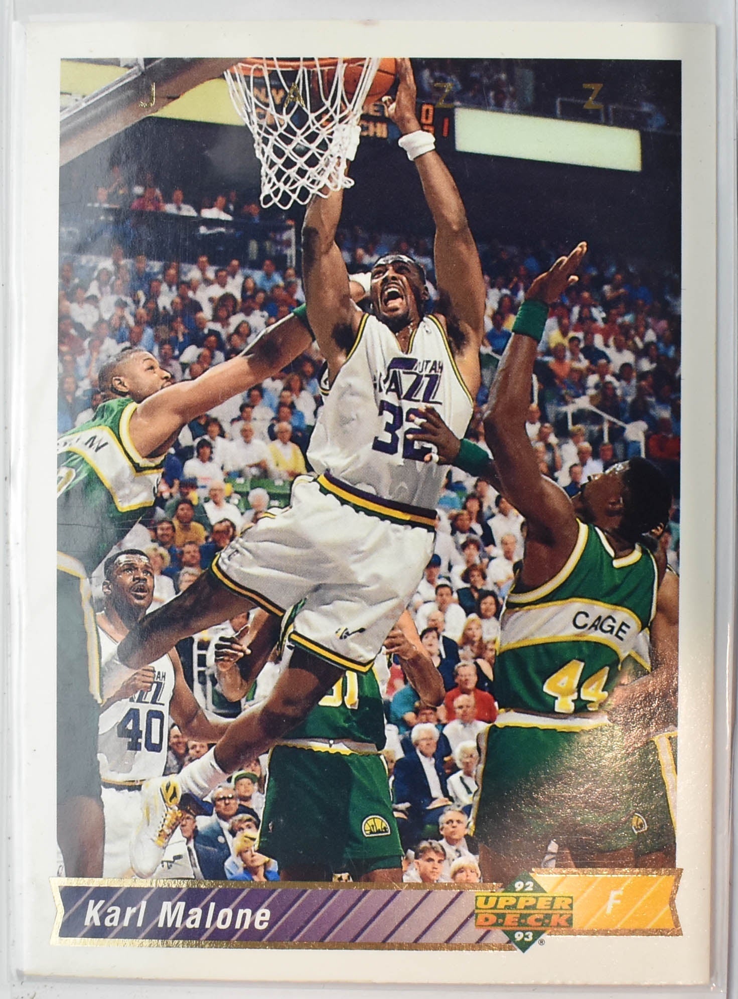 Karl Malone 112 Upper Deck 92-93 Basketball Card