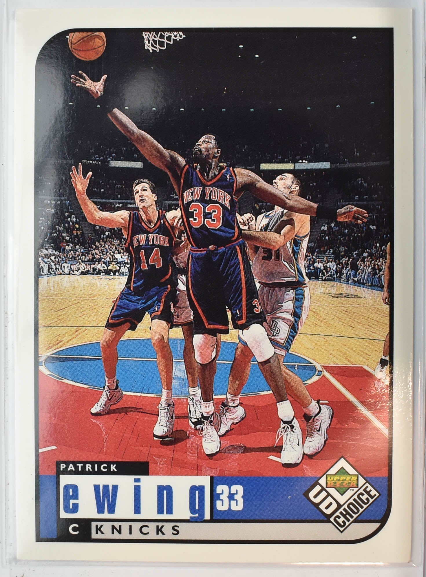 Patrick Ewing 95 Upper Deck 1998 Basketball Card Error