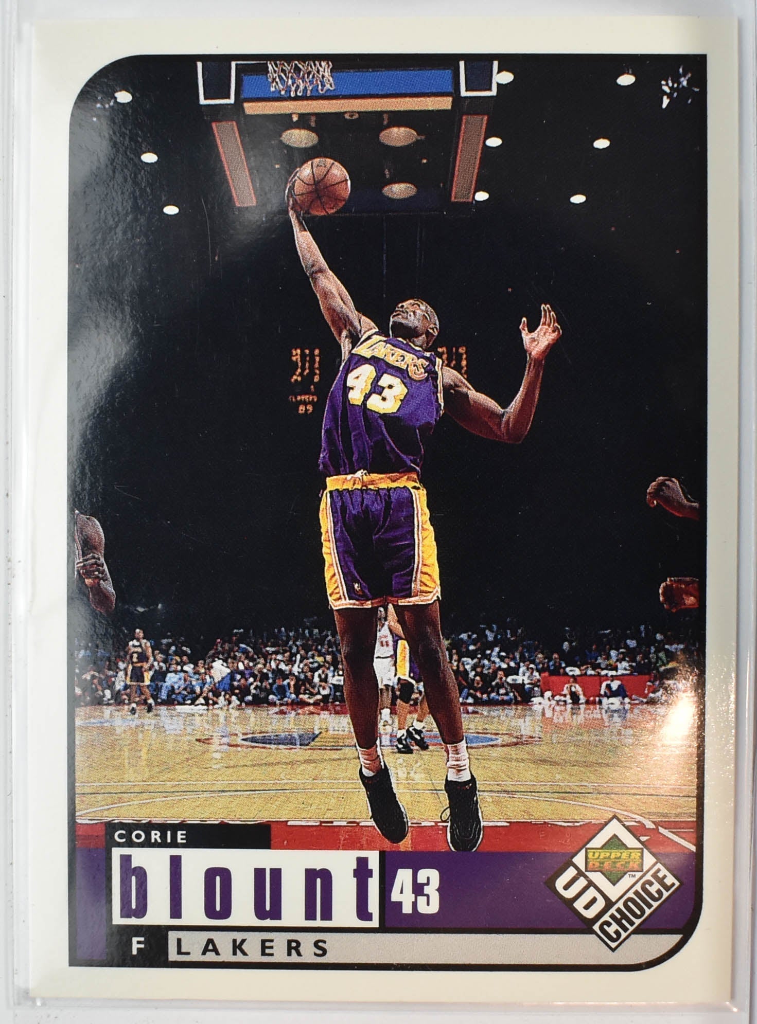 Corie Blount 67 Upper Deck 1998 Basketball Card