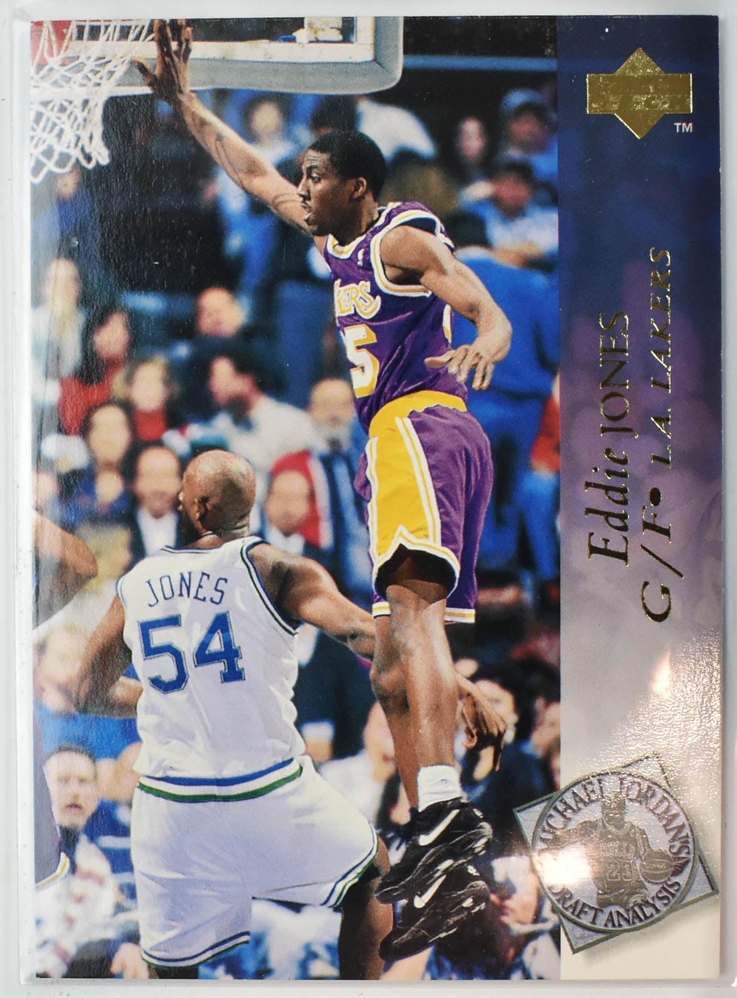 Eddie Jones 188 Upper Deck 1995 Basketball Card