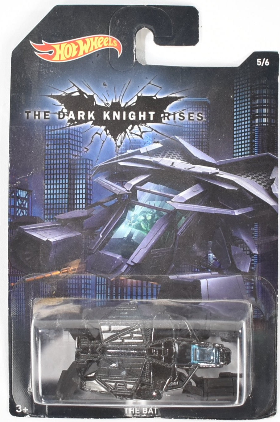 The Dark Knight Rises Batman Hot Wheels Car THE BAT 5/6 DFK74