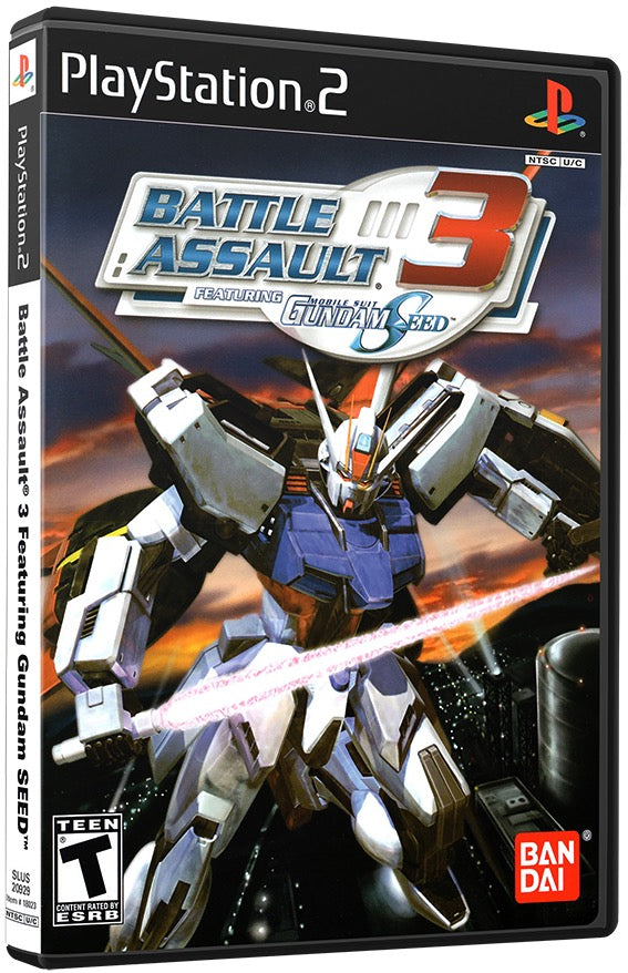 Battle Assault 3 featuring Gundam Seed PS2 Sony Playstation 2 Used Video Game PS2