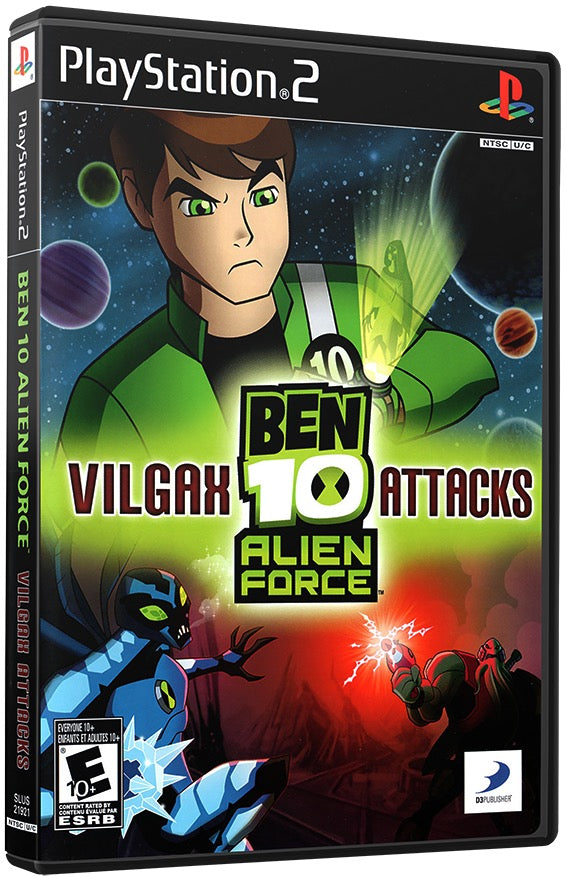 Ben 10 Alien Force - Vilgax Attacks PS2 Sony Playstation 2 Used Video Game PS2