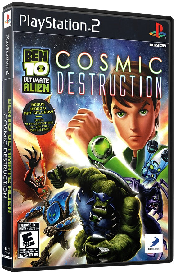 Ben 10 Ultimate Alien - Cosmic Destruction PS2 Sony Playstation 2 Used Video Game PS2