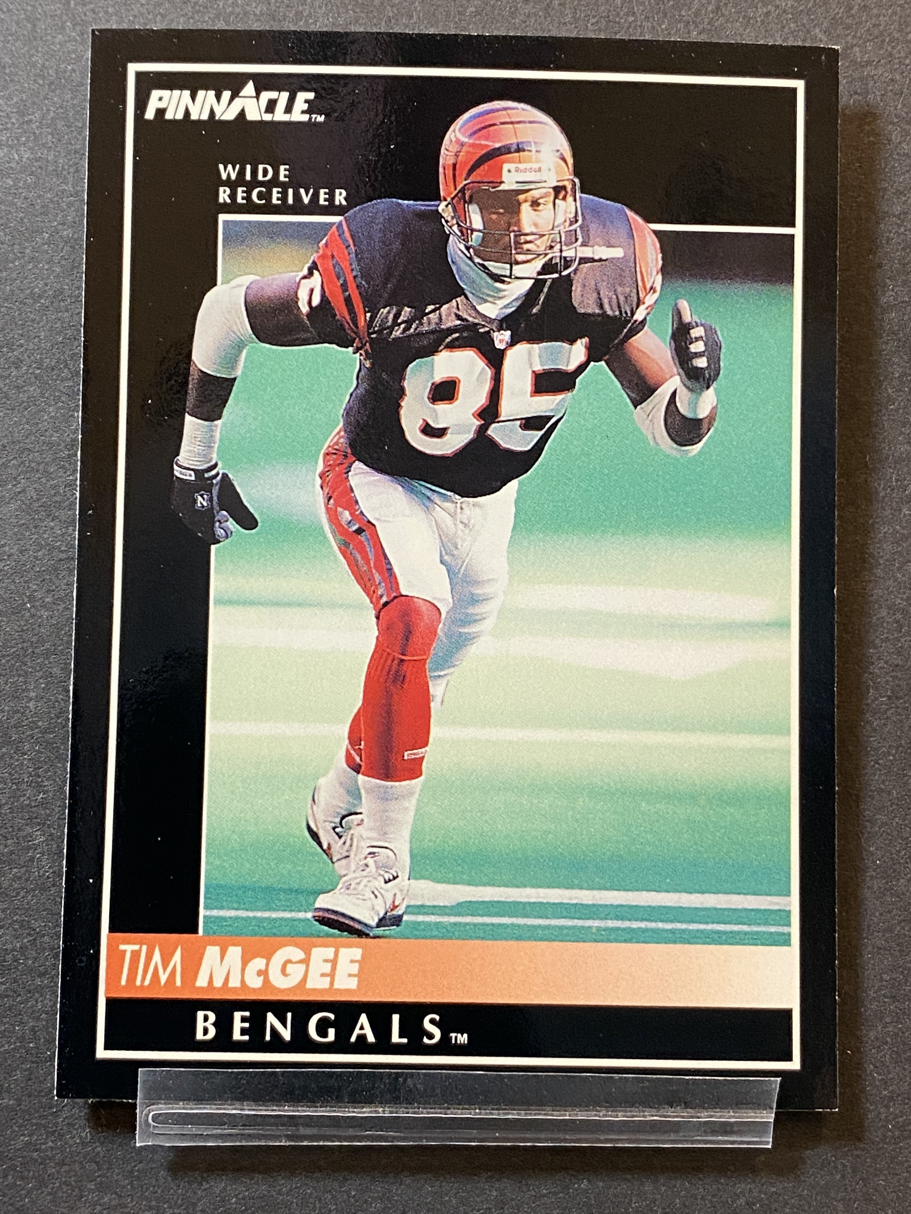 Tim Mcgee 2871992 Pinnacle Football Card Cincinnati Bengals