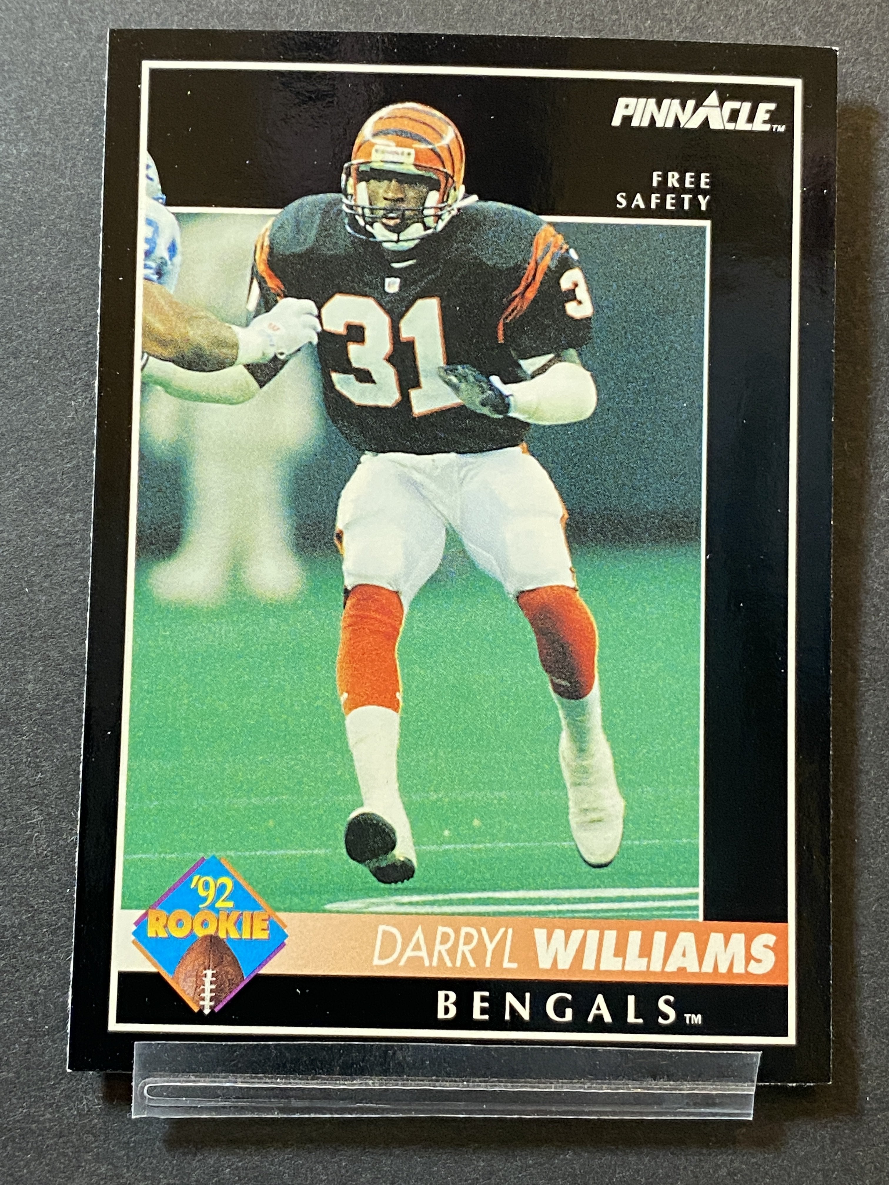 Darryl Williams 329 1992 Pinnacle Football Card Cincinnati Bengals