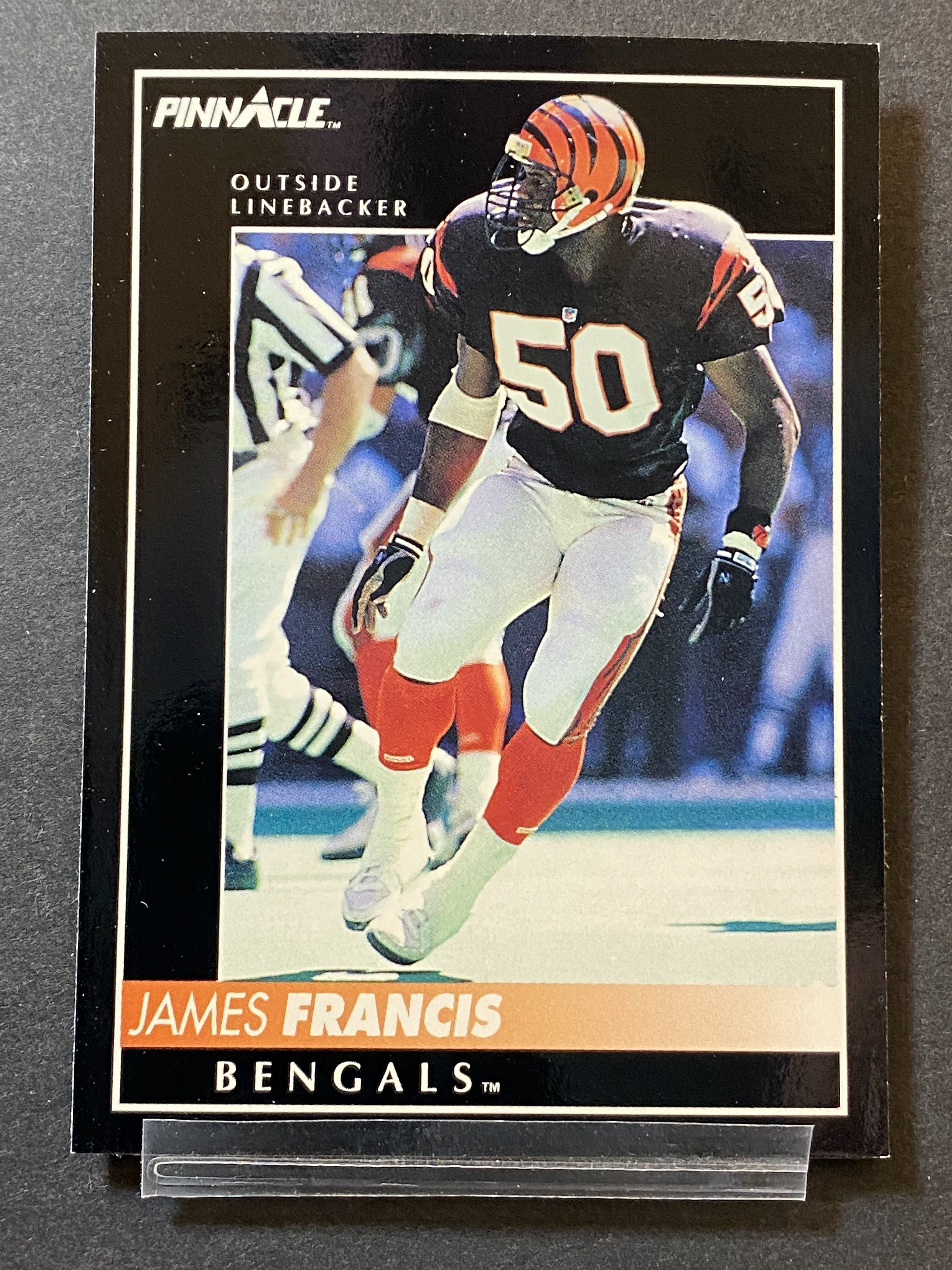 James Francis 266 1992 Pinnacle Football Card Cincinnati Bengals