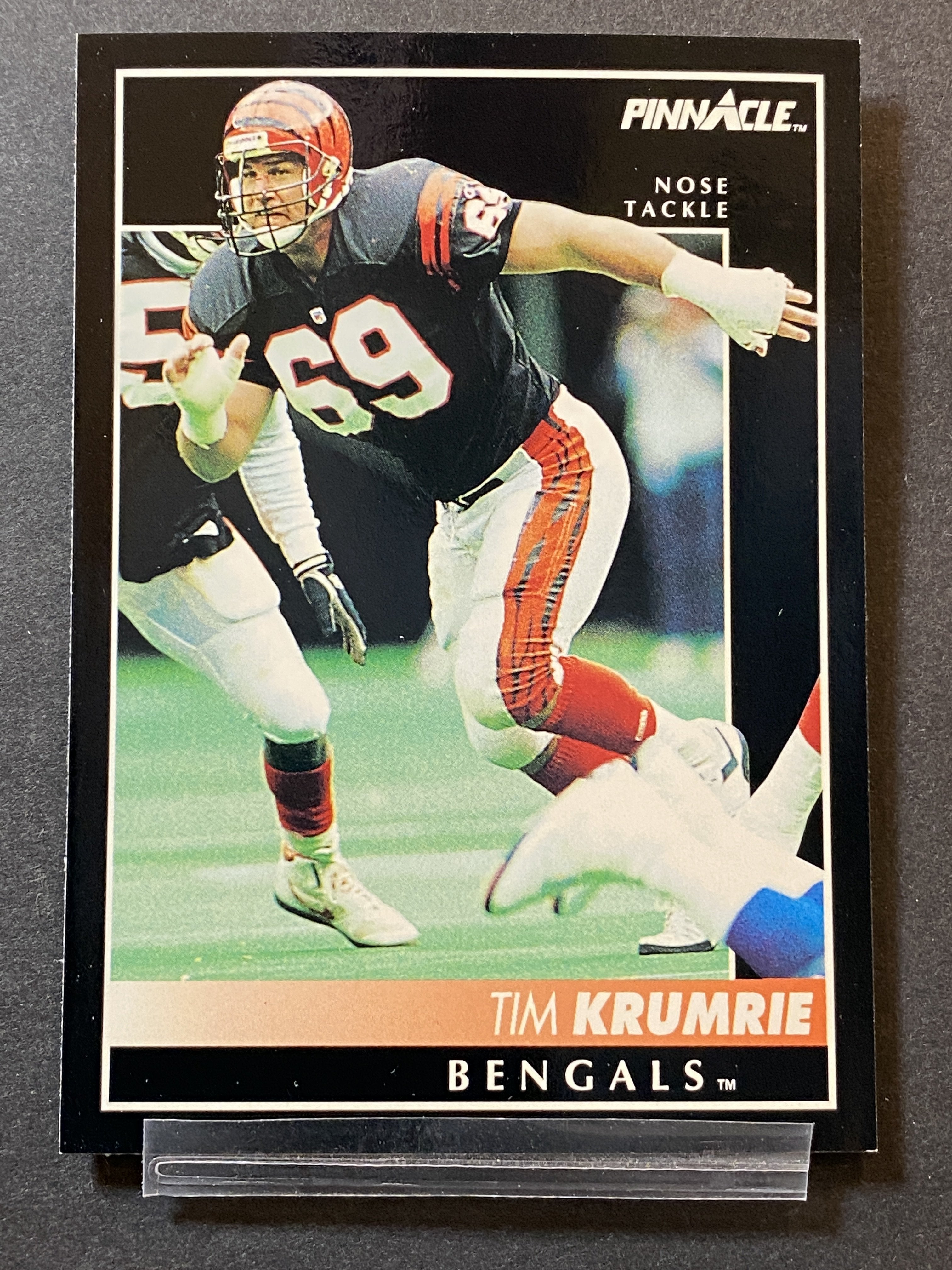 Tim Krumrie 236 1992 Pinnacle Football Card Cincinnati Bengals