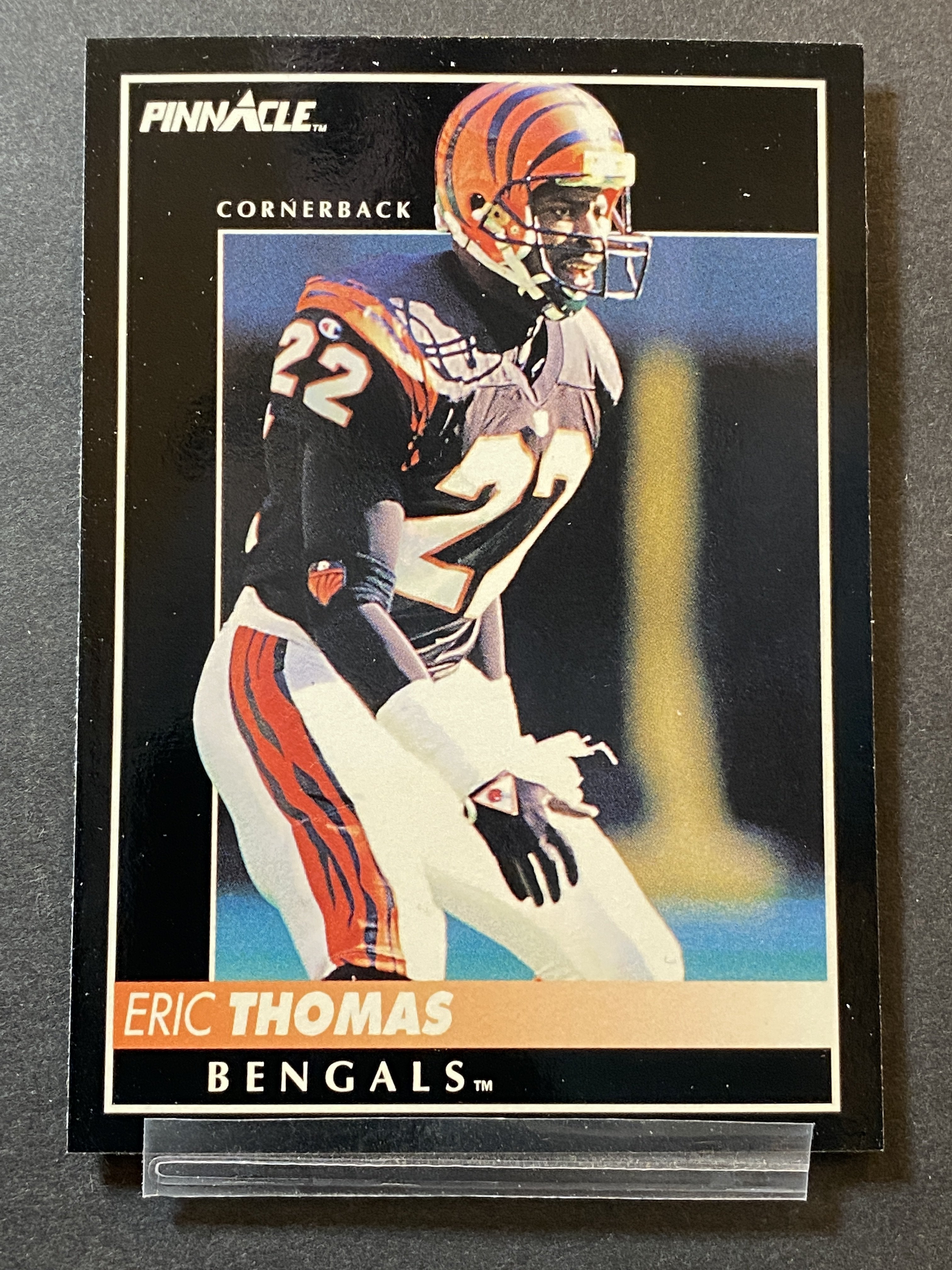 Eric Thomas 292 1992 Pinnacle Football Card Cincinnati Bengals