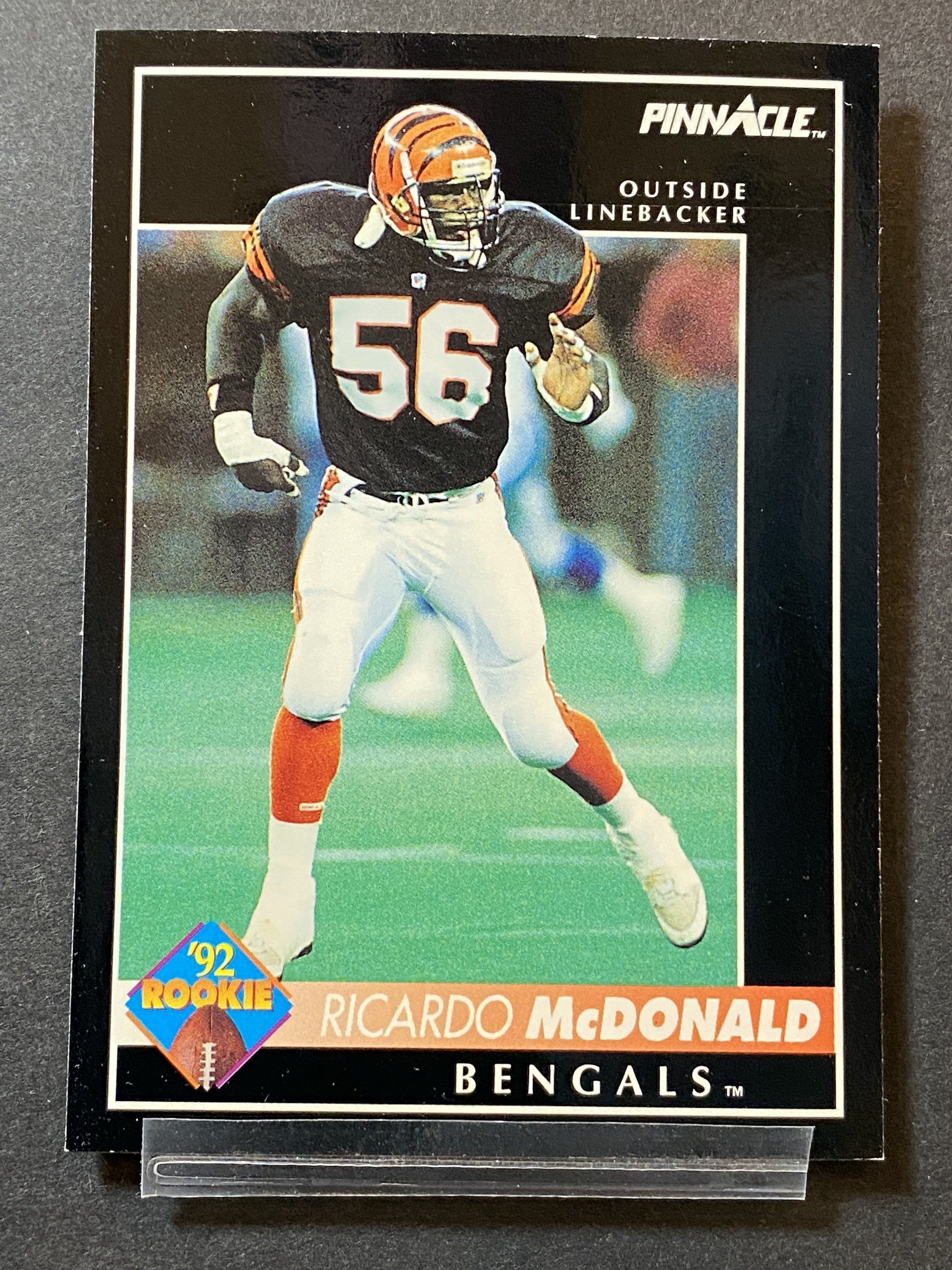 Ricardo Mcdonald 231 1992 Pinnacle Football Card Cincinnati Bengals