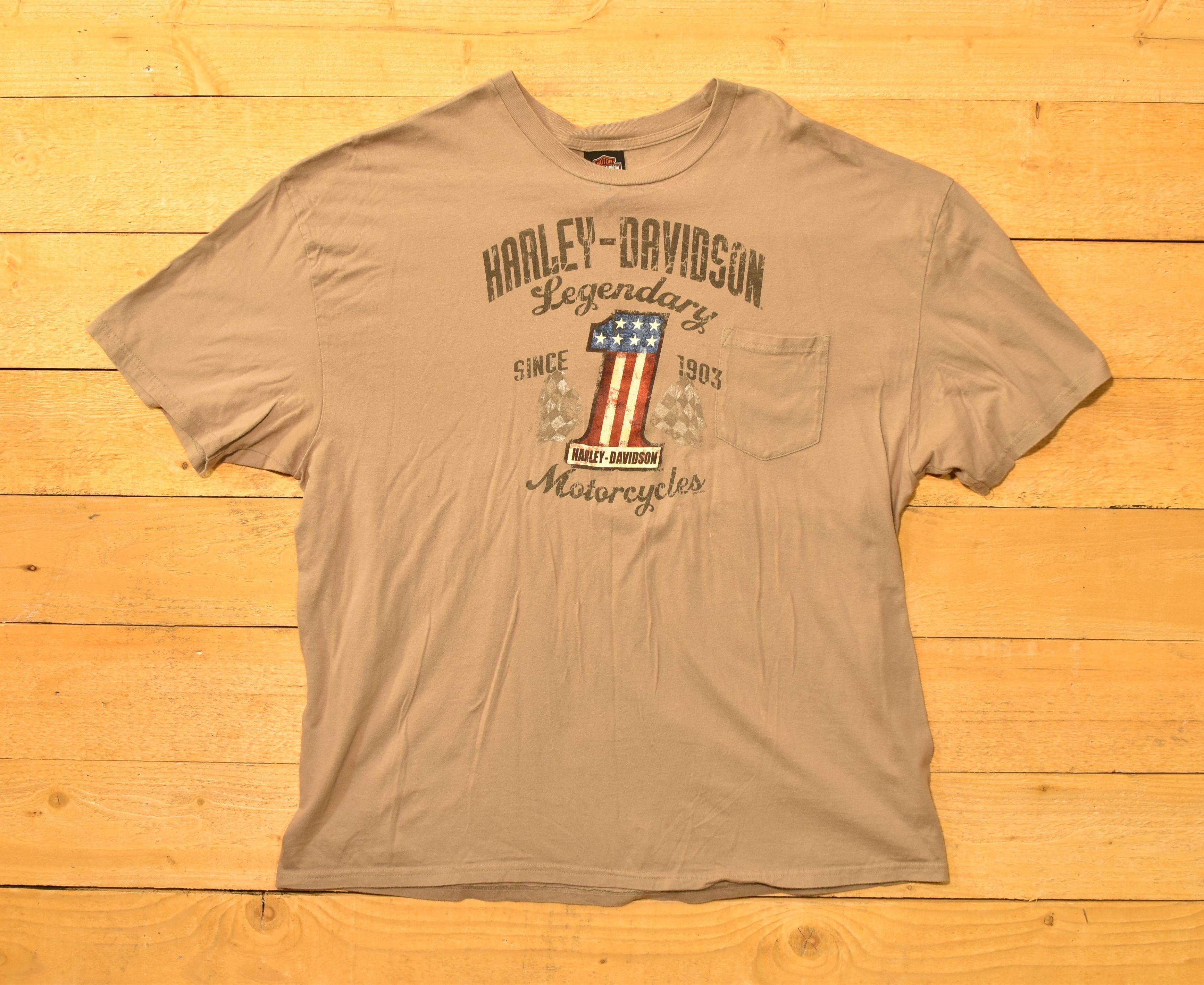 Harley Davidson Mens T-shirt Monty’s Cycle Shop West Bridgewater MA 3XL