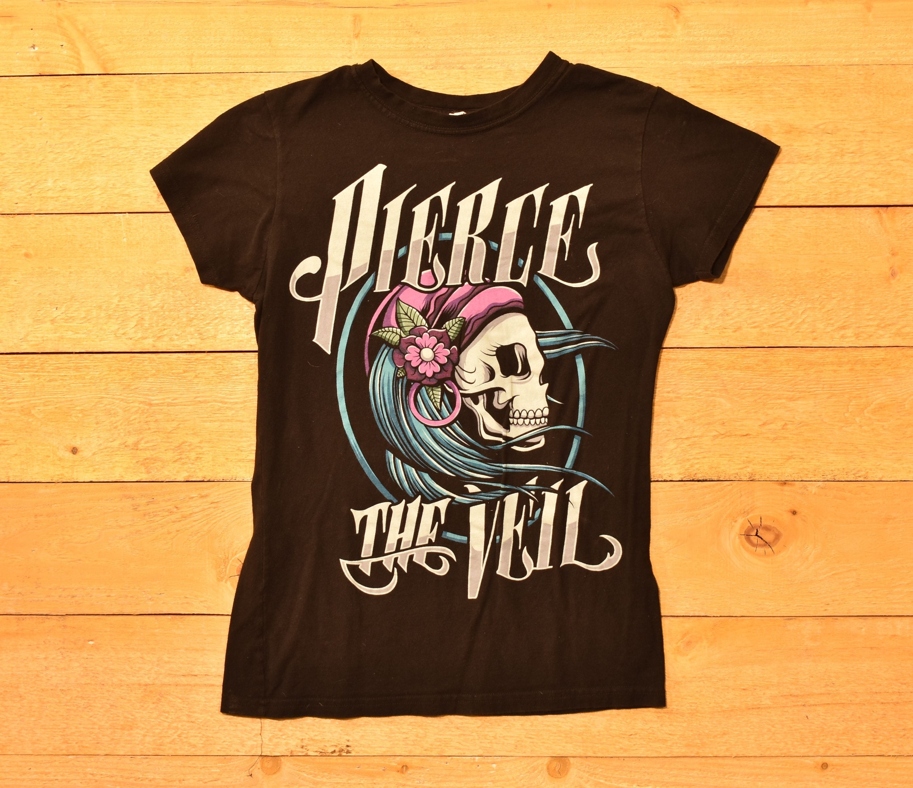 Pierce the veil rock band t shirt Female size LARGE