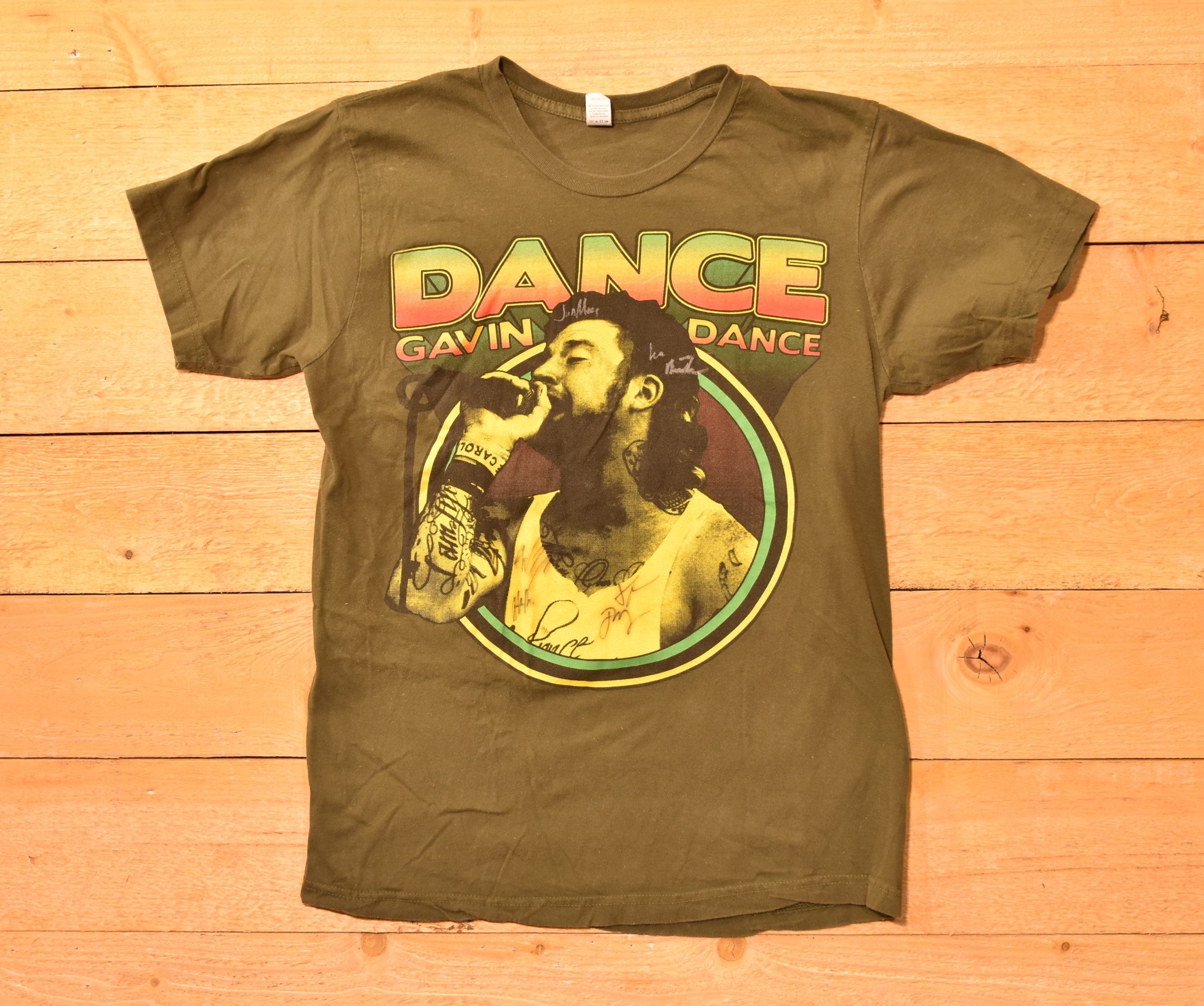 Dance Gavin Dance Vintage rock band t shirt Signed - Medium T