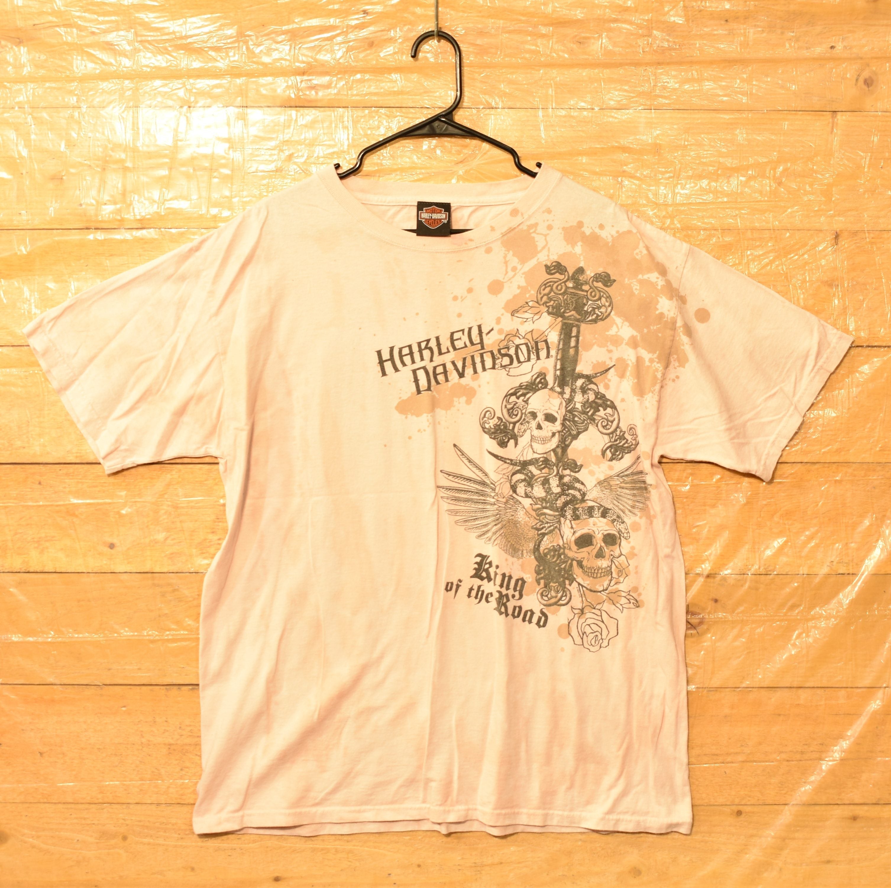 Harley Davidson King of the Road T-shirt Large mens Tee Authentic