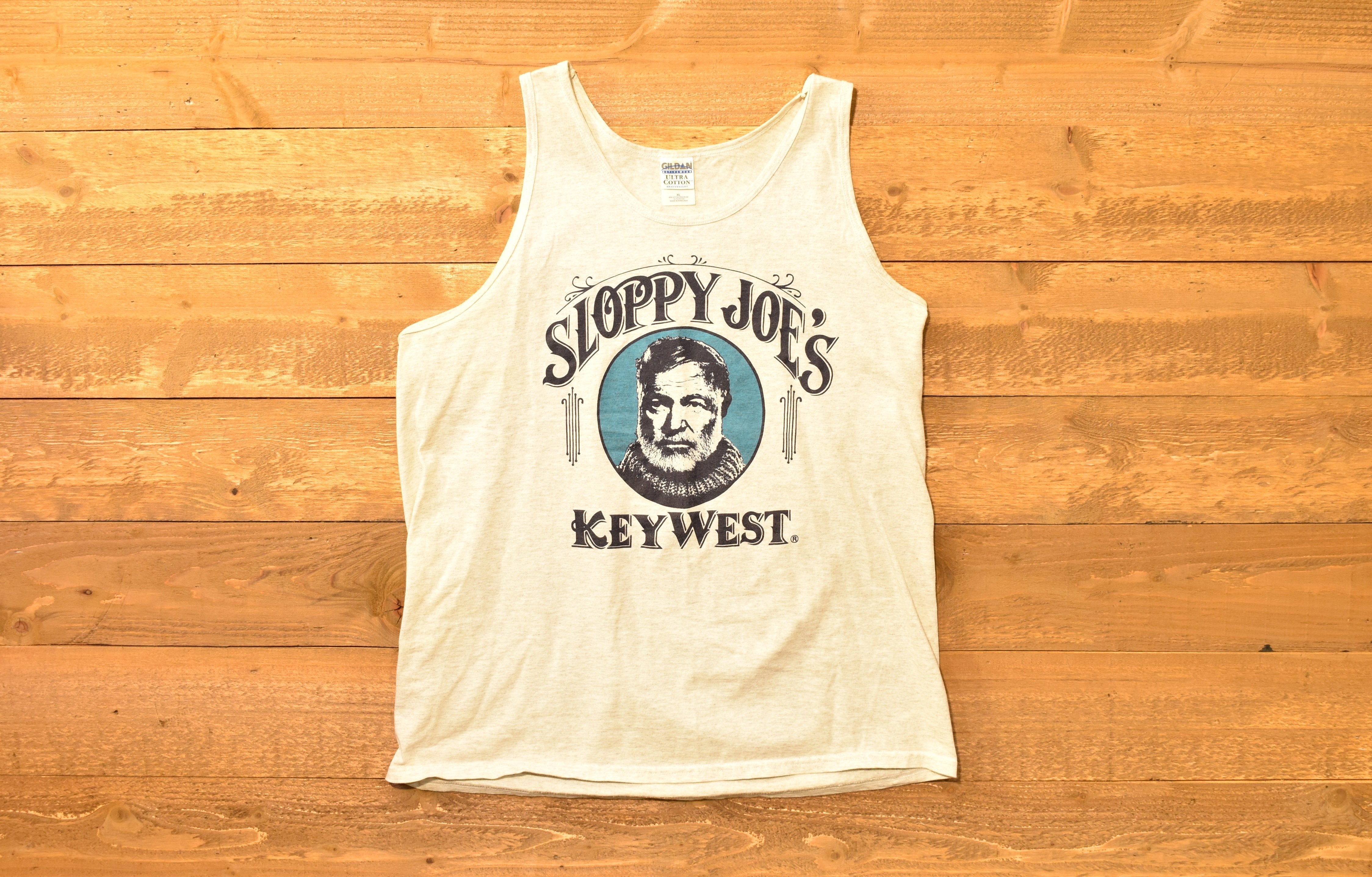 Sloppy Joes Key West Tank Top Grey XL mens Tank top Exclusive USED