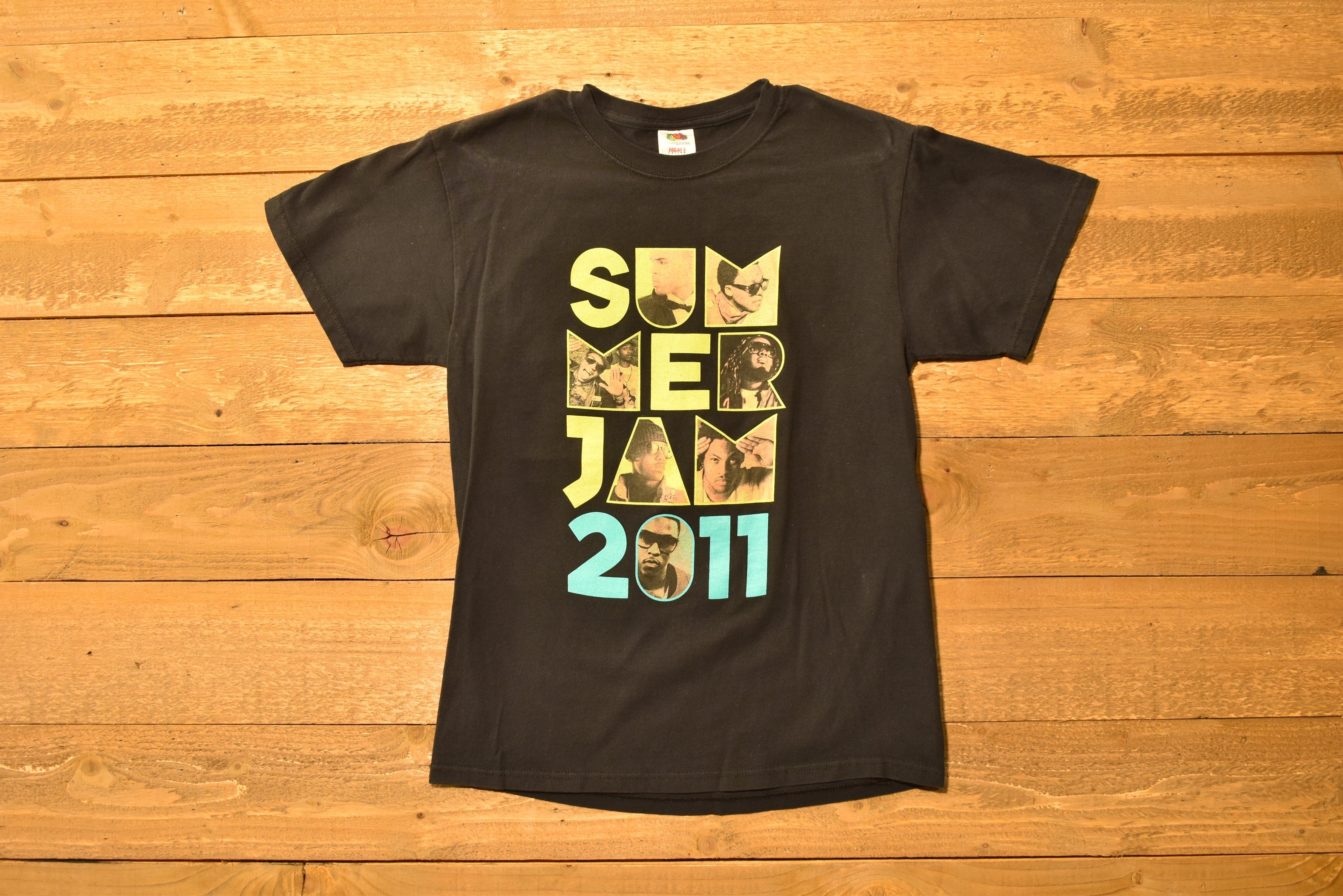 Summer Jam T Shirt 2011 Medium Black T Shirt Music Festival Authentic