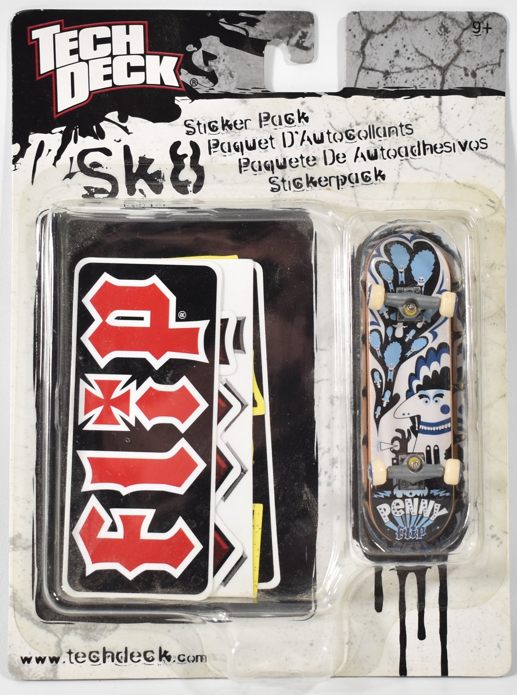 Tech Deck Sticker Pack Flip Vintage New Spin Master
