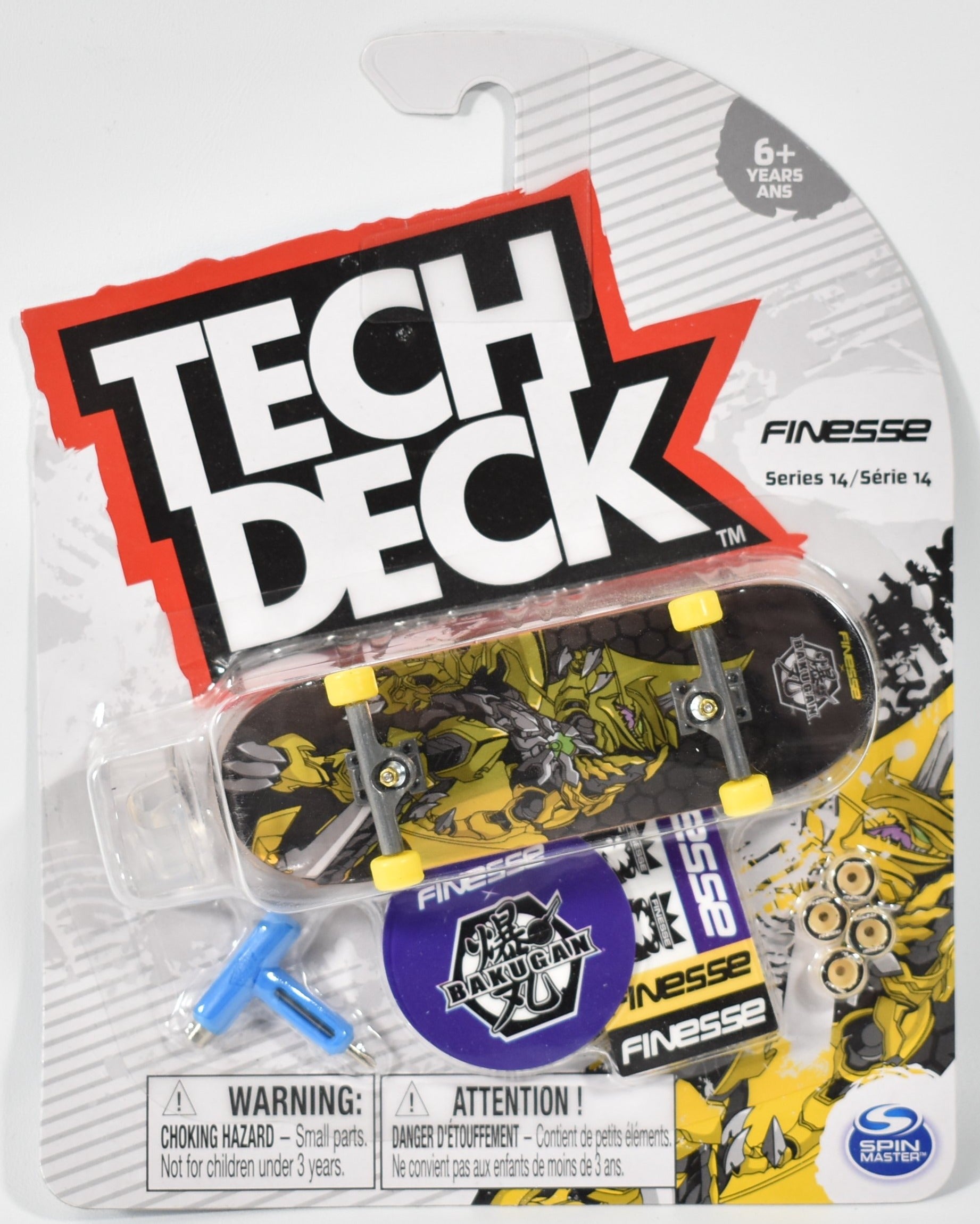 Tech Deck Finesse Series 14 Gold & Black Robot