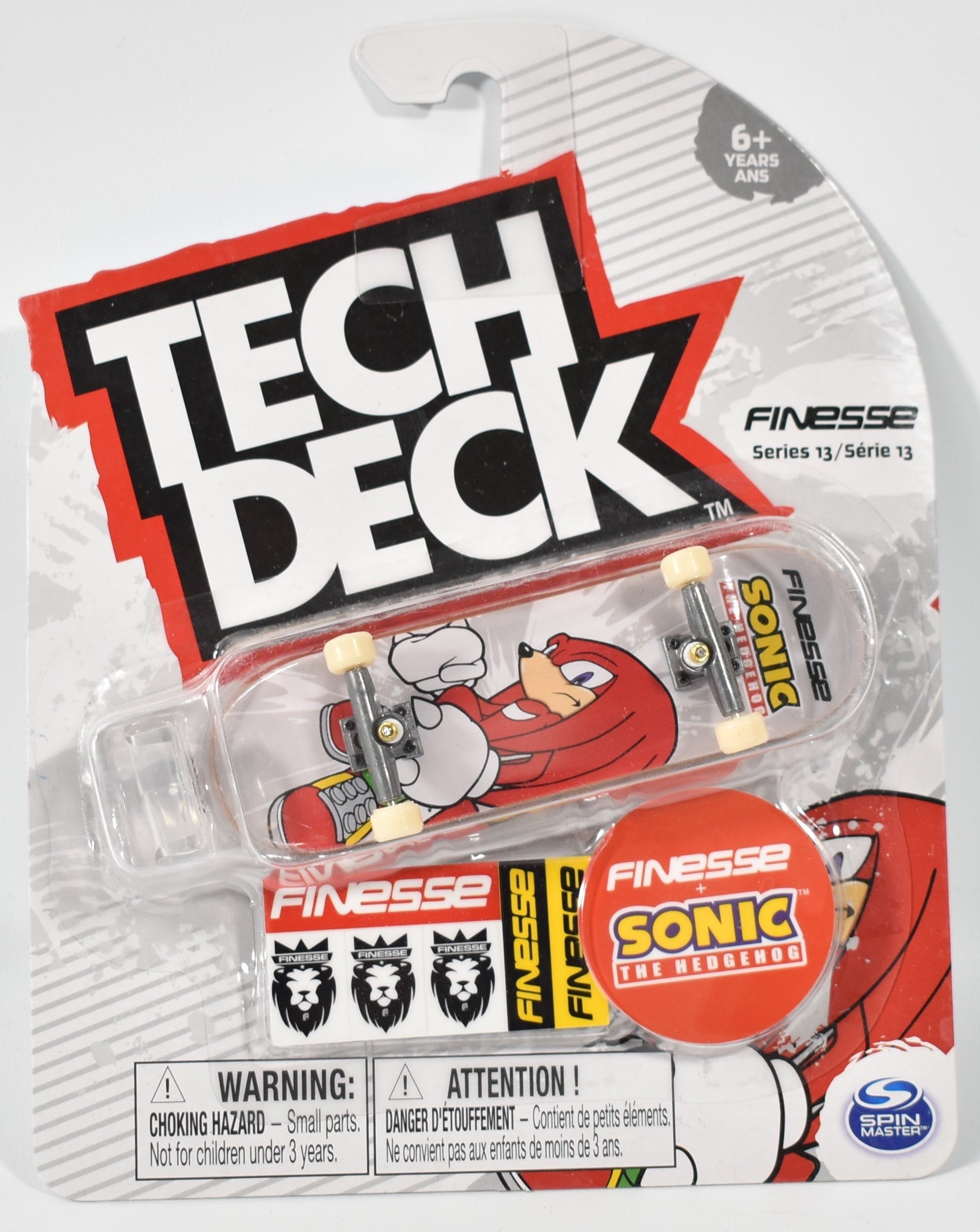 Tech Deck Finesse Series 13 Red Sonic