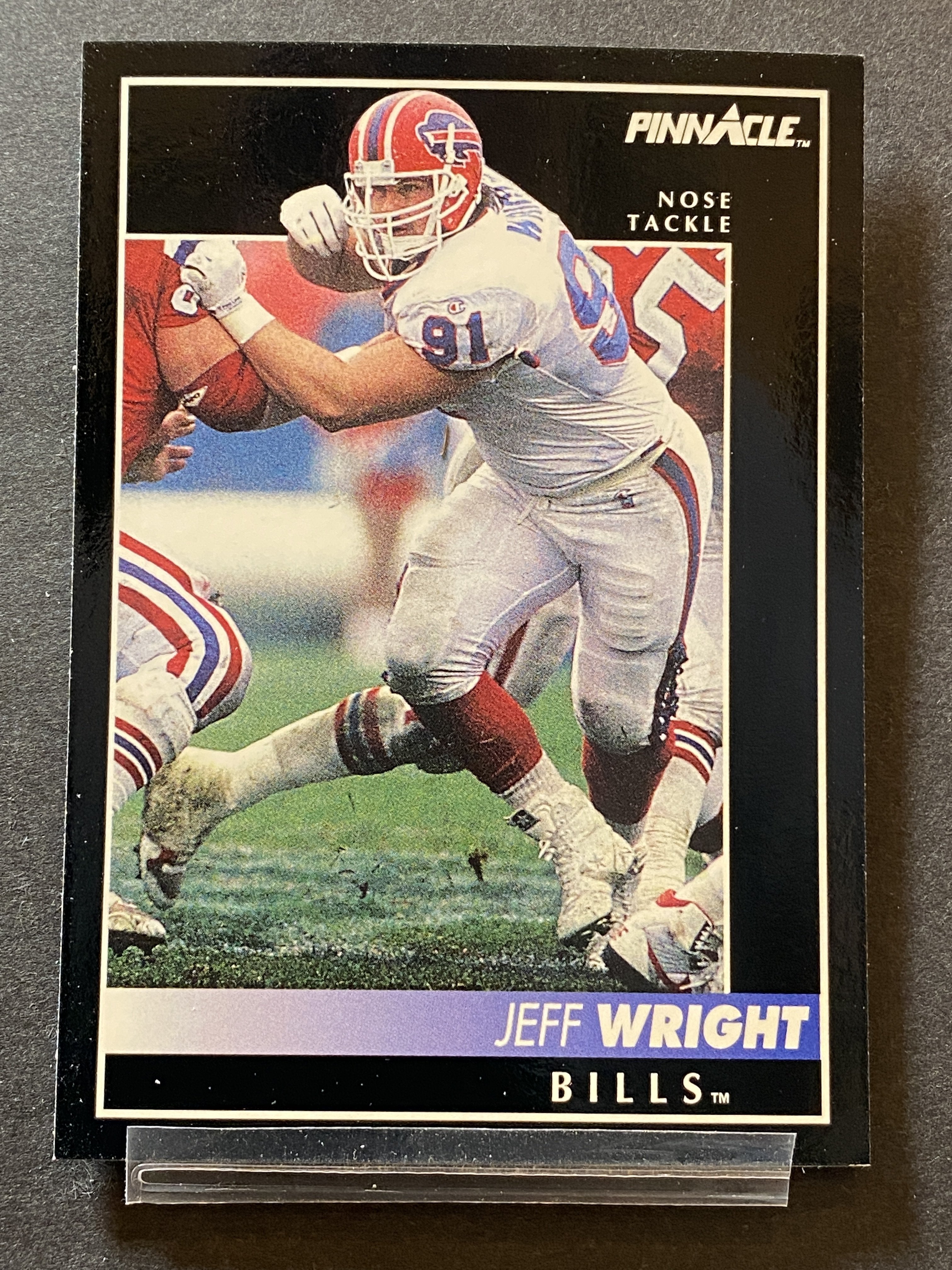 Jeff Wright Pinnacle Football Card Buffalo Bills