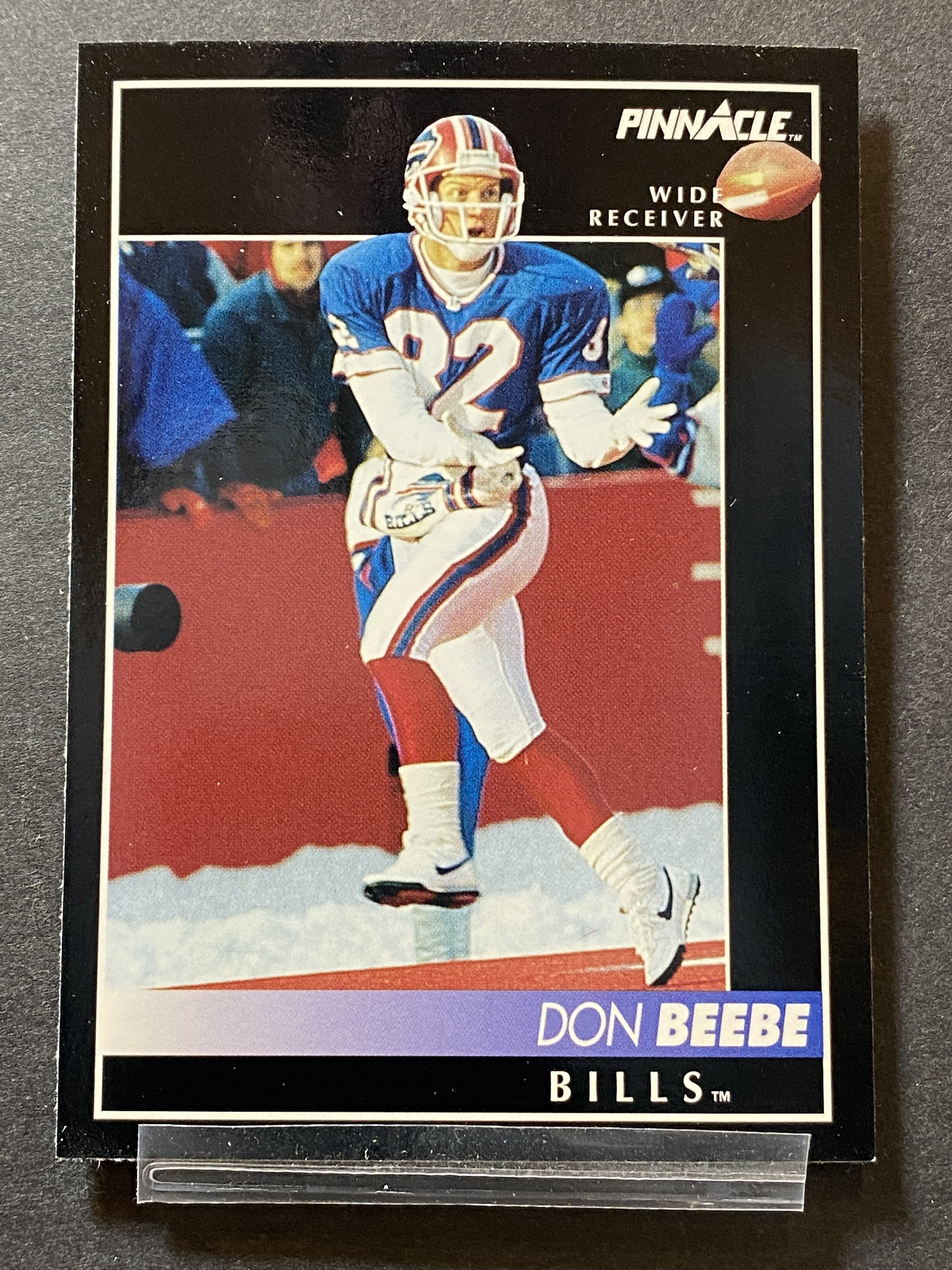 Don Beebe Pinnacle Football Card Buffalo Bills