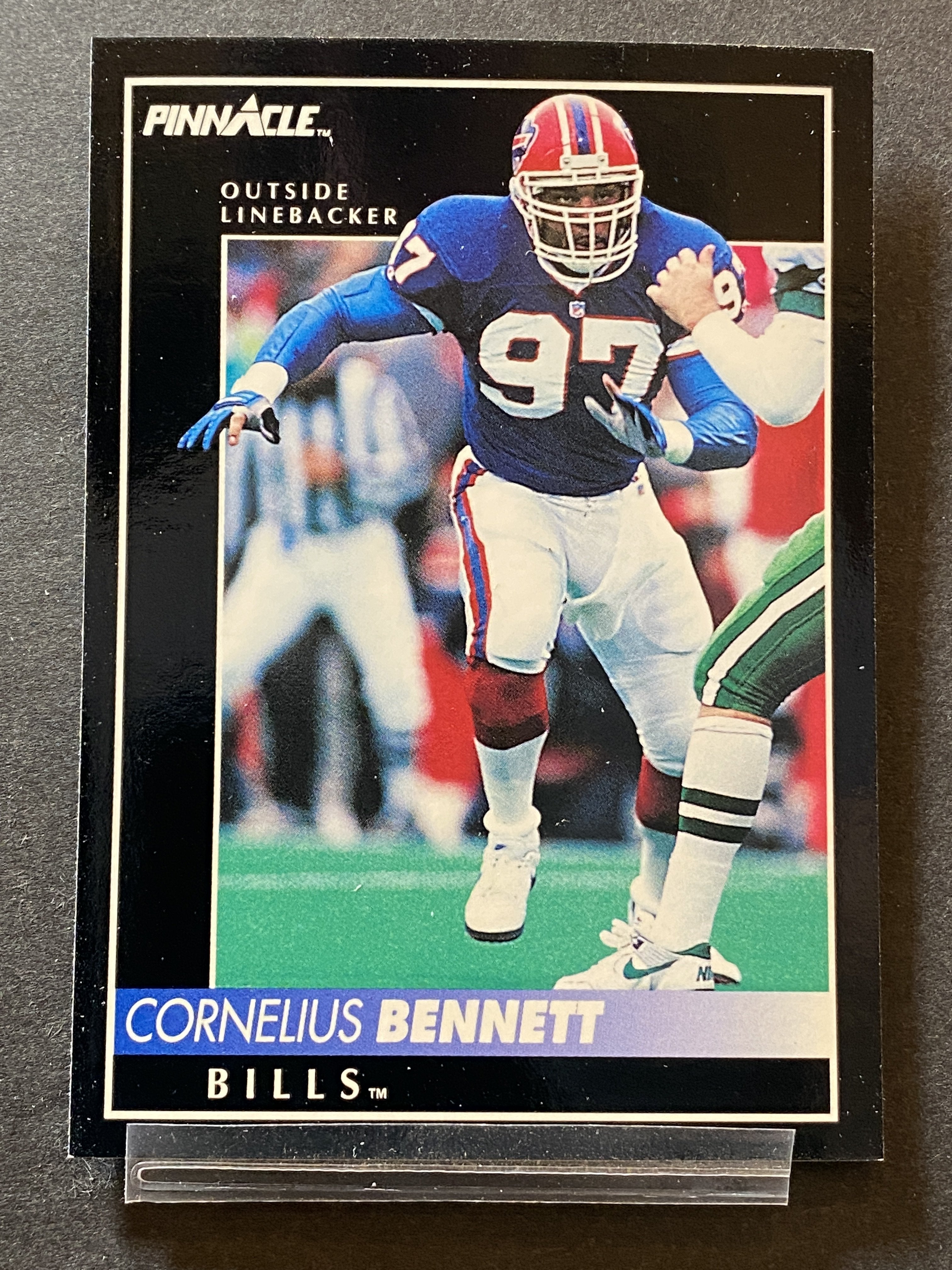 Cornelius Bennett Pinnacle Football Card Buffalo Bills