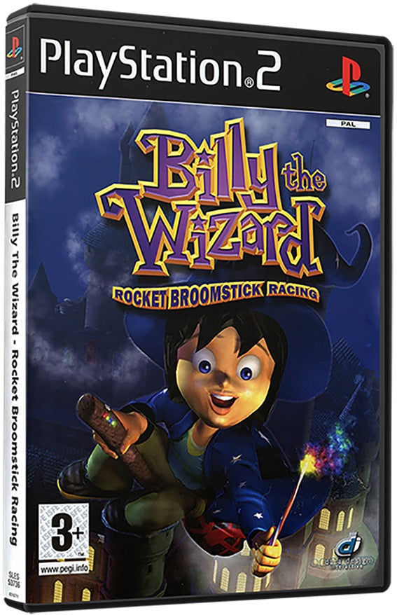 Billy the Wizard - Rocket Broomstick Racing PS2 Sony Playstation 2 Used Video Game PS2