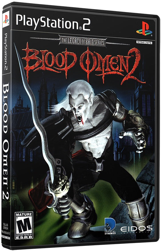 Blood Omen 2 - The Legacy of Kain Series PS2 Sony Playstation 2 Used Video Game