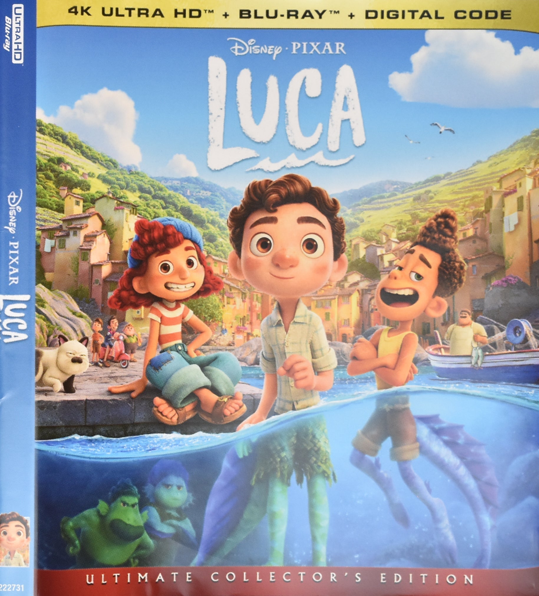 Luca Dvd Movie Used Blu Ray Disney