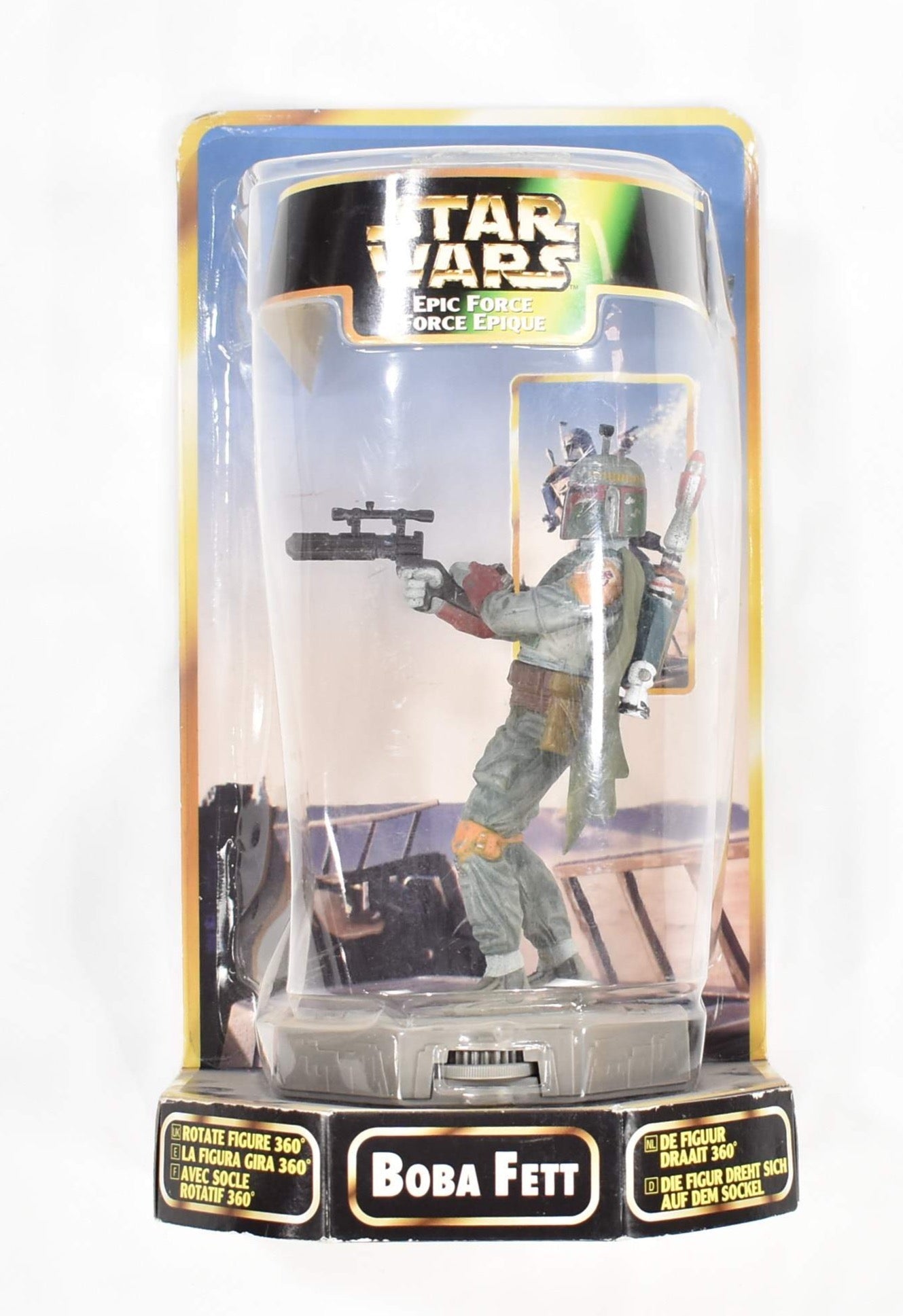 Star Wars Epic Rotate Figure 360 Boba Fett 1997 New