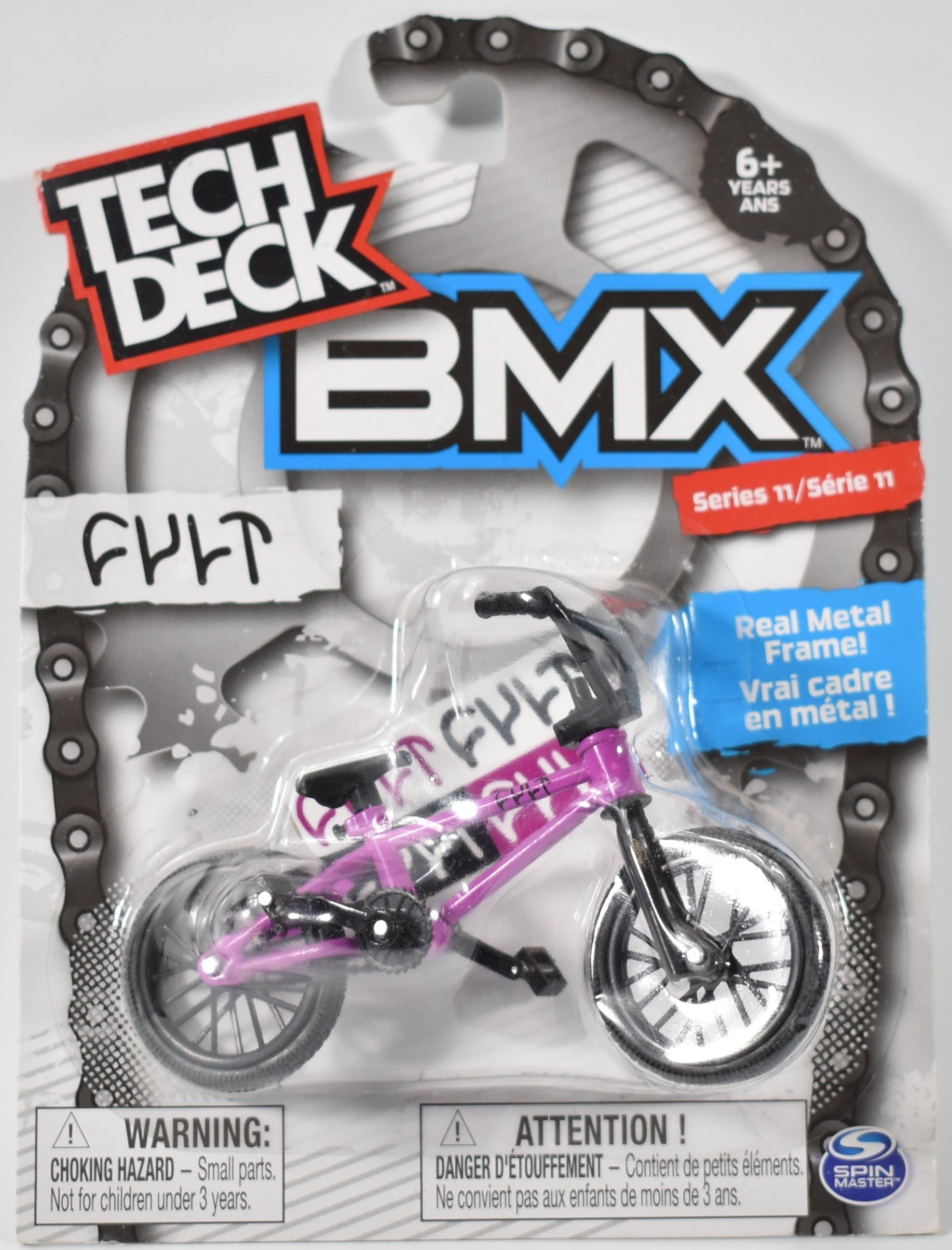 Tech Deck BMX Purple Cult BMX Bike