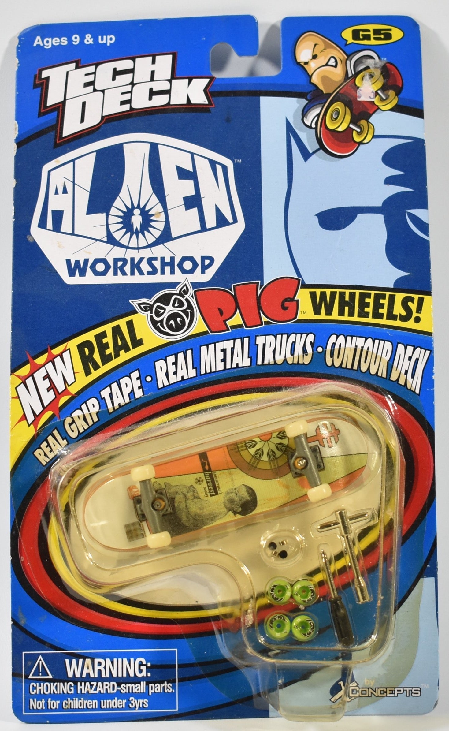Tech Deck Vintage Skateboards Alien workshop Pig Wheels G5 X Concepts
