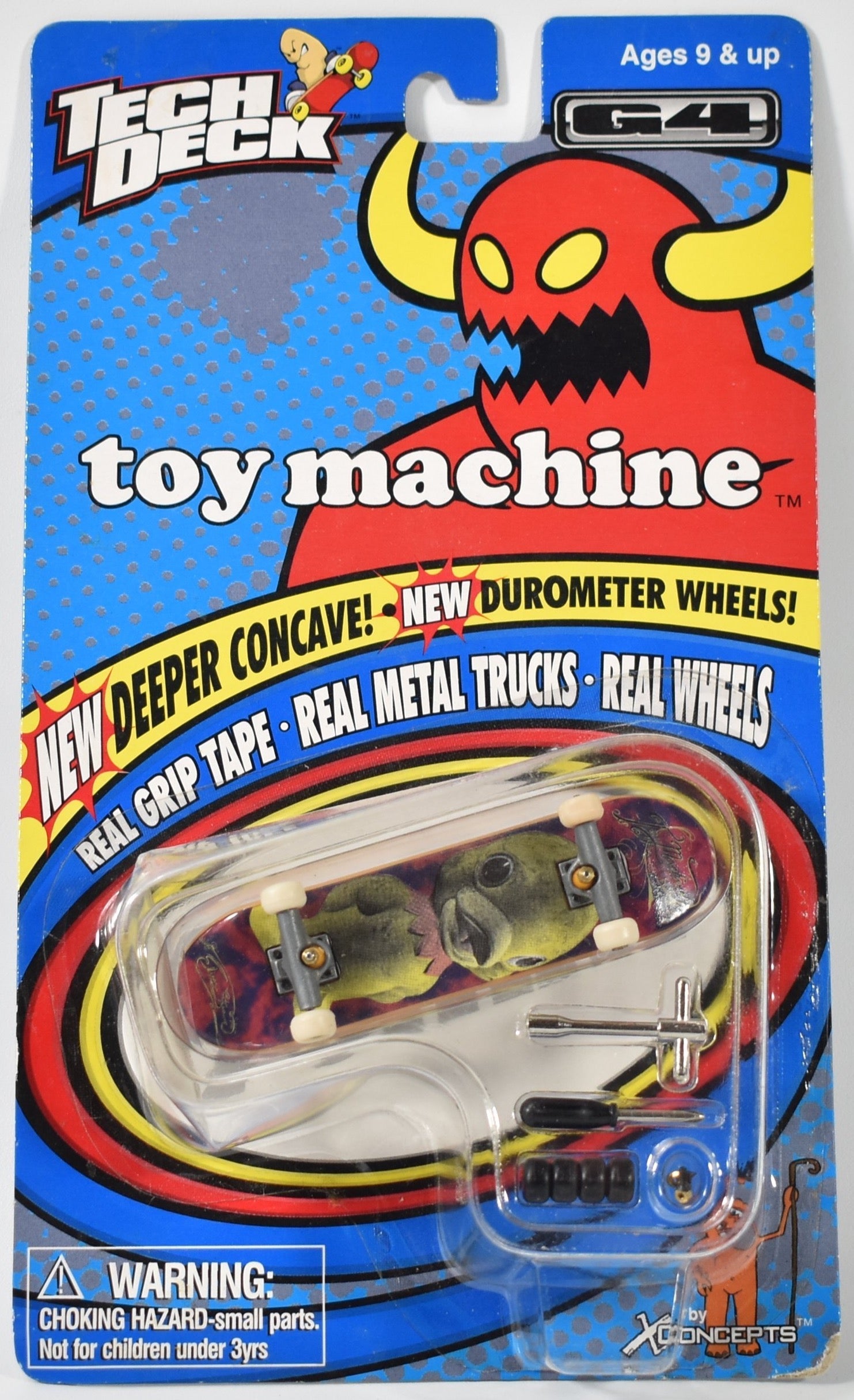 Tech Deck Vintage Toy Machine Durometer Wheels X Concept G4