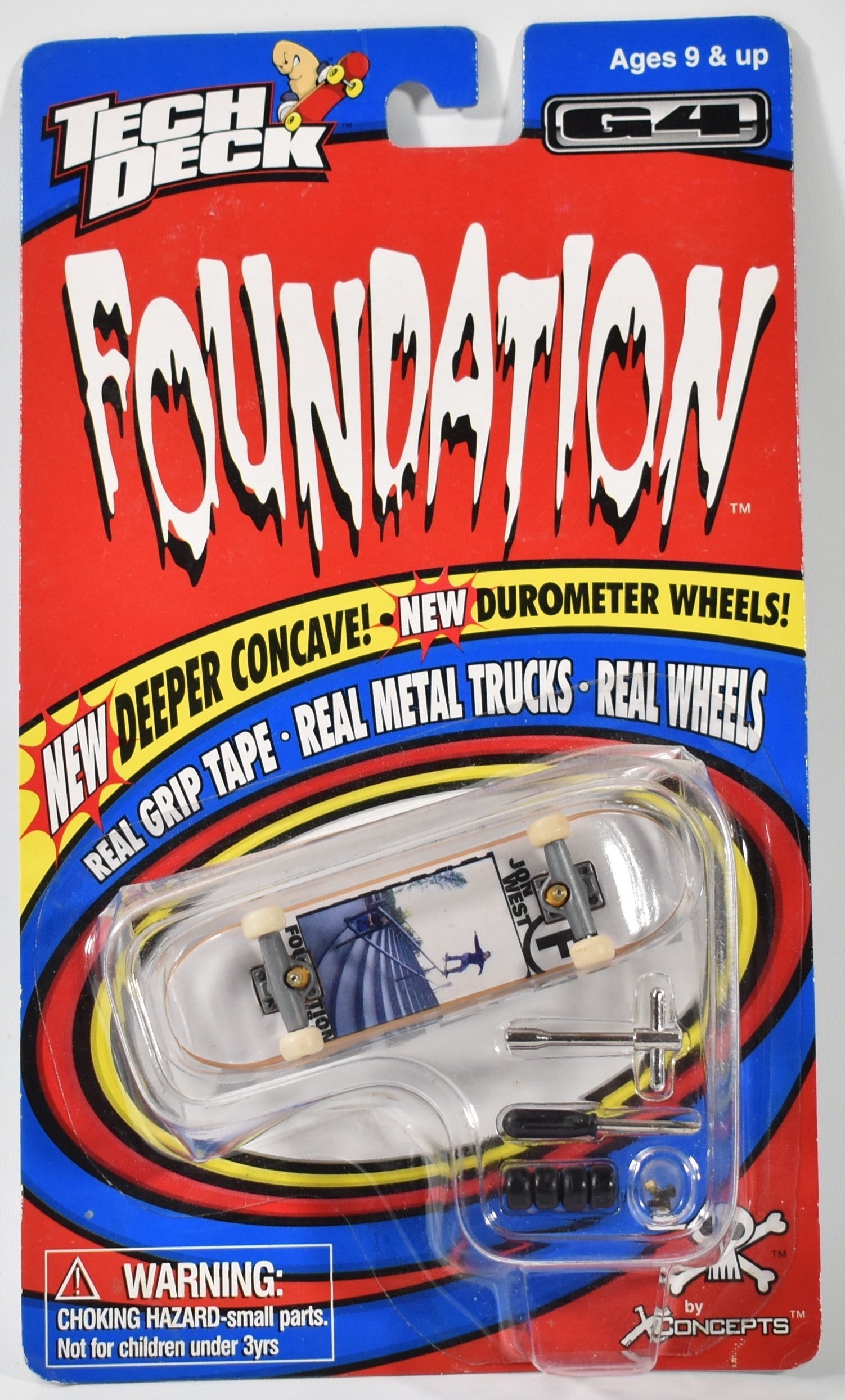 Tech Deck Vintage Foundation Durometer Wheels X Concept G4