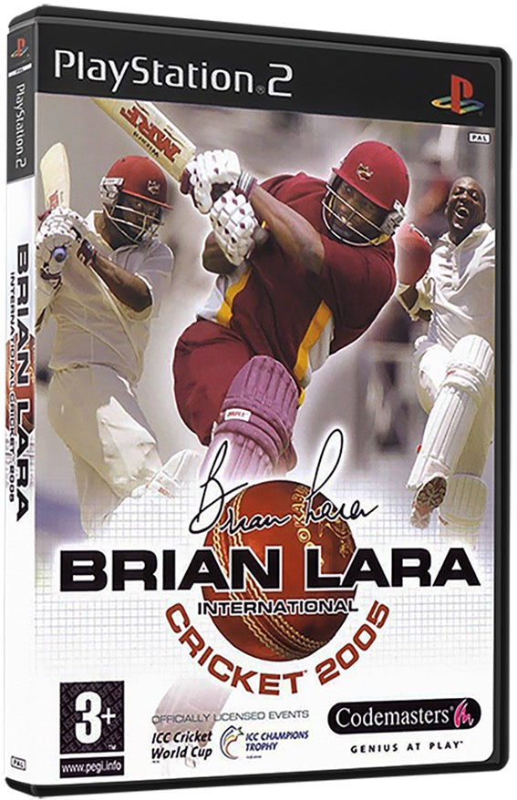 Brian Lara International Cricket 2005 PS2 Sony Playstation 2 Used Video Game PS2