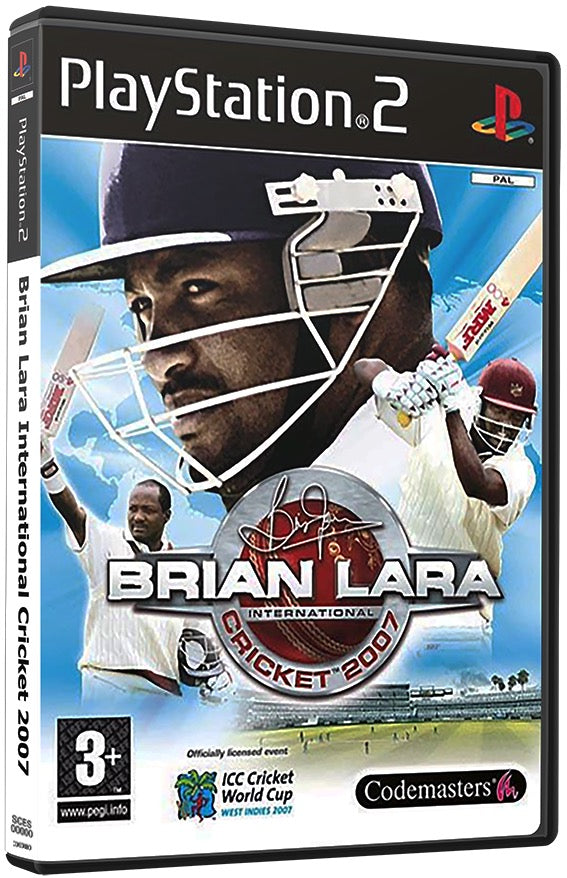 Brian Lara International Cricket 2007 PS2 Sony Playstation 2 Used Video Game PS2