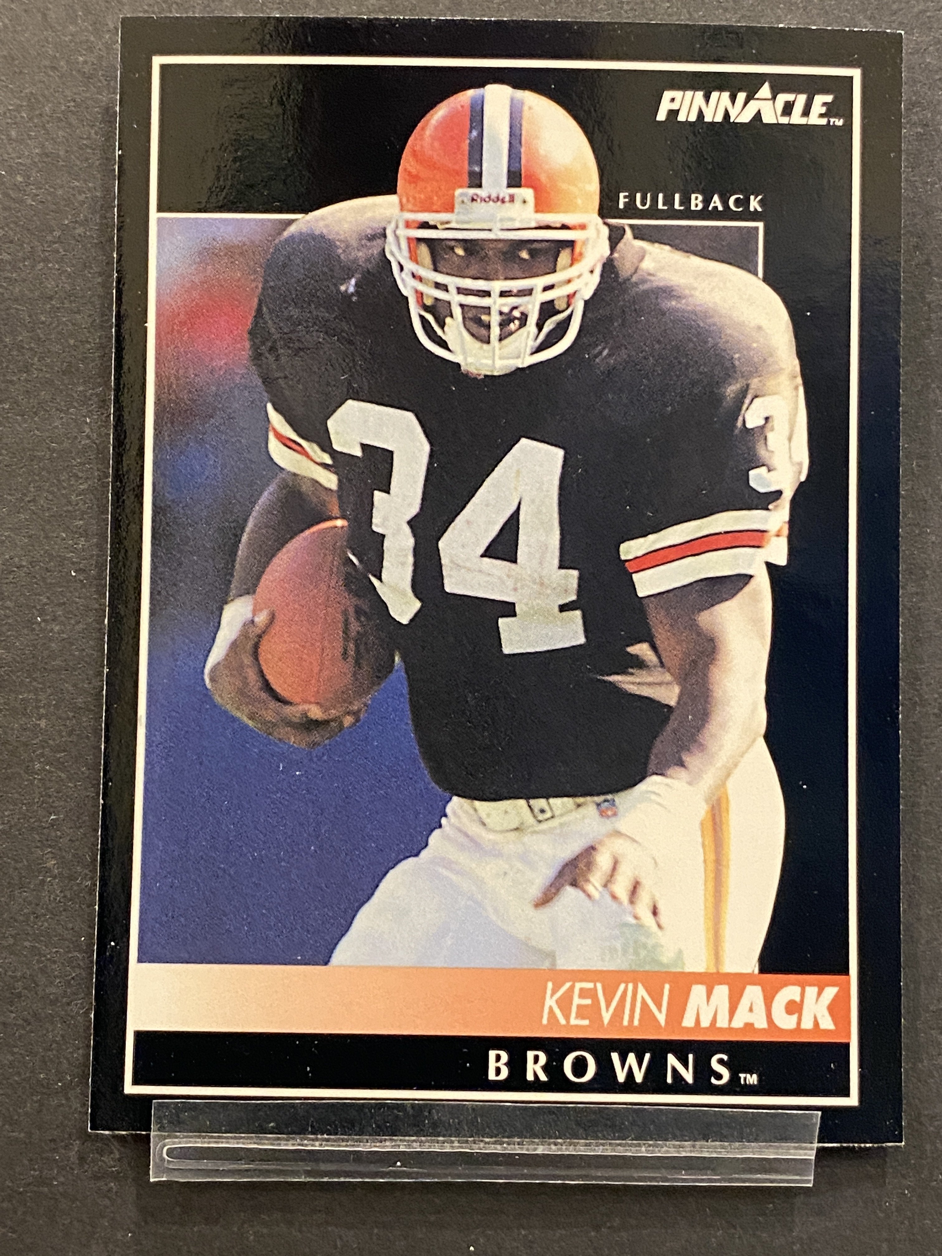 Kevin Mack Pinnacle Football Card Cleveland Browns