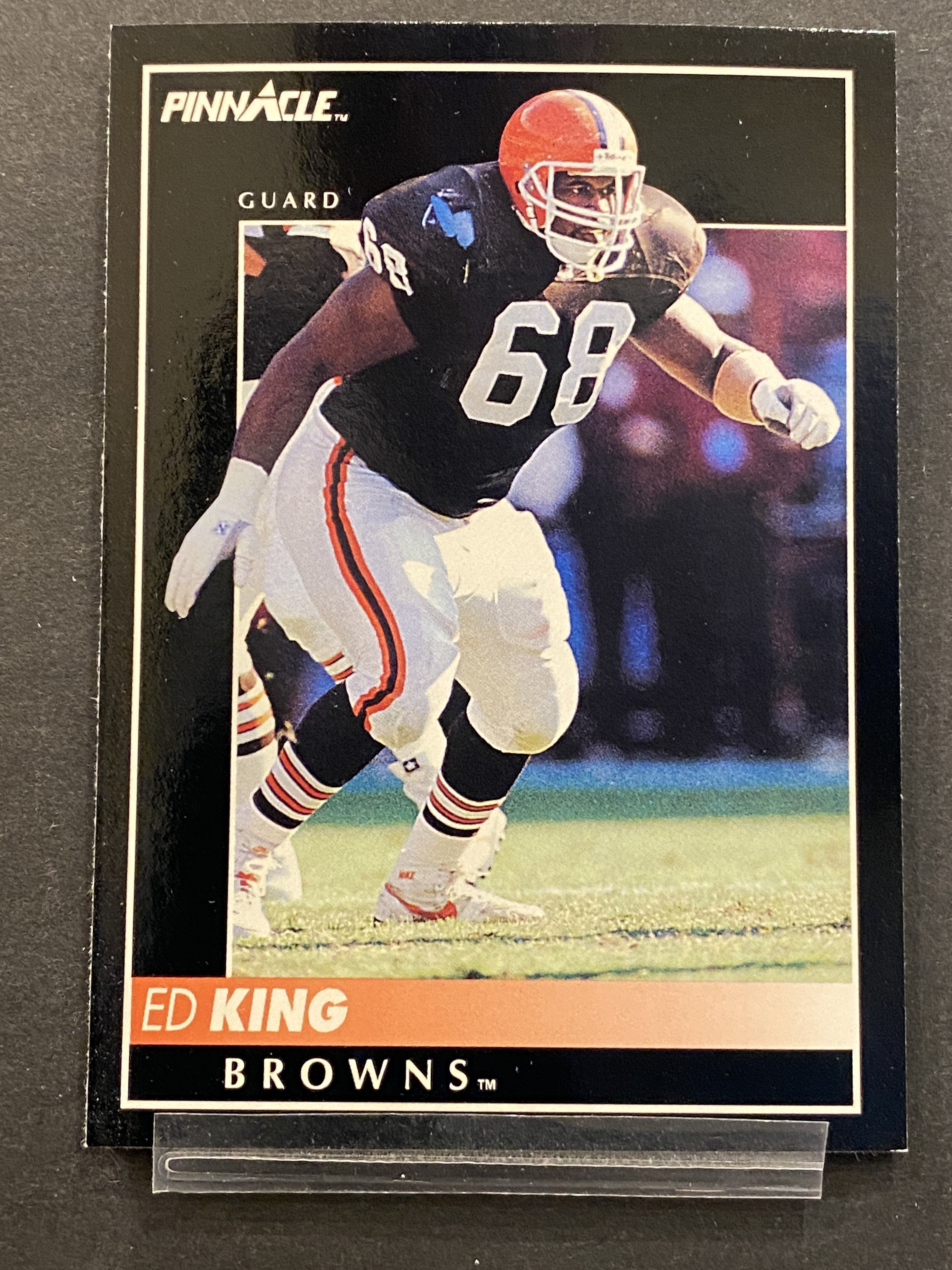 Ed King Pinnacle Football Card Cleveland Browns