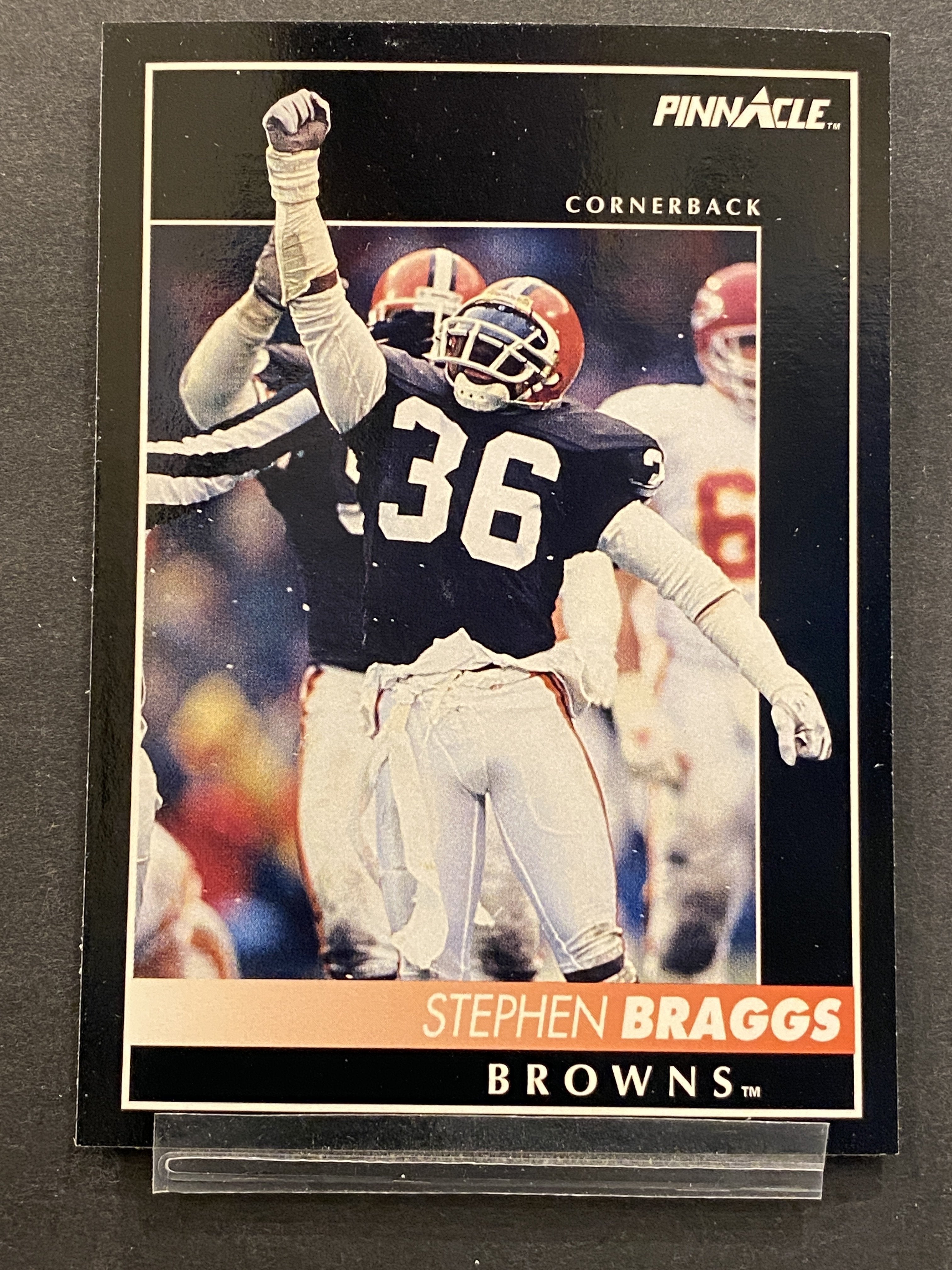 Stephen Braggs Pinnacle Football Card Cleveland Browns
