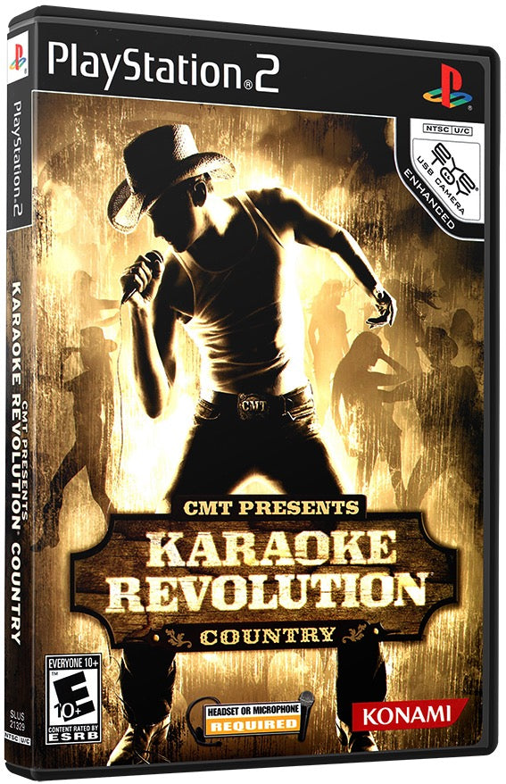 CMT Presents - Karaoke Revolution - Country PS2 Sony Playstation 2 Used Video Game PS2