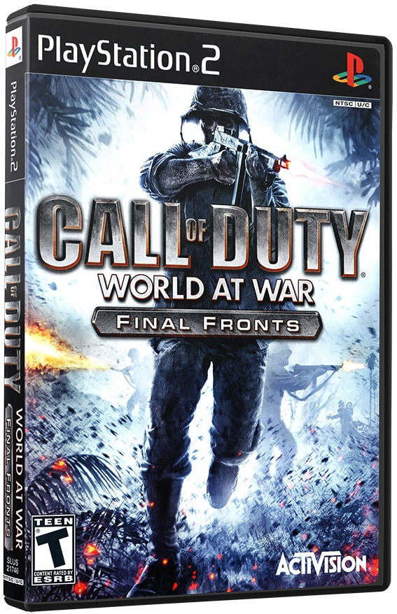 Call of Duty - World at War - Final Fronts PS2 Sony Playstation 2 Used Video Game PS2