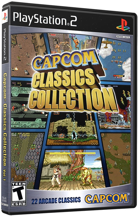 Capcom Classics Collection Vol. 1 PS2 Sony Playstation 2 Used Video Game PS2