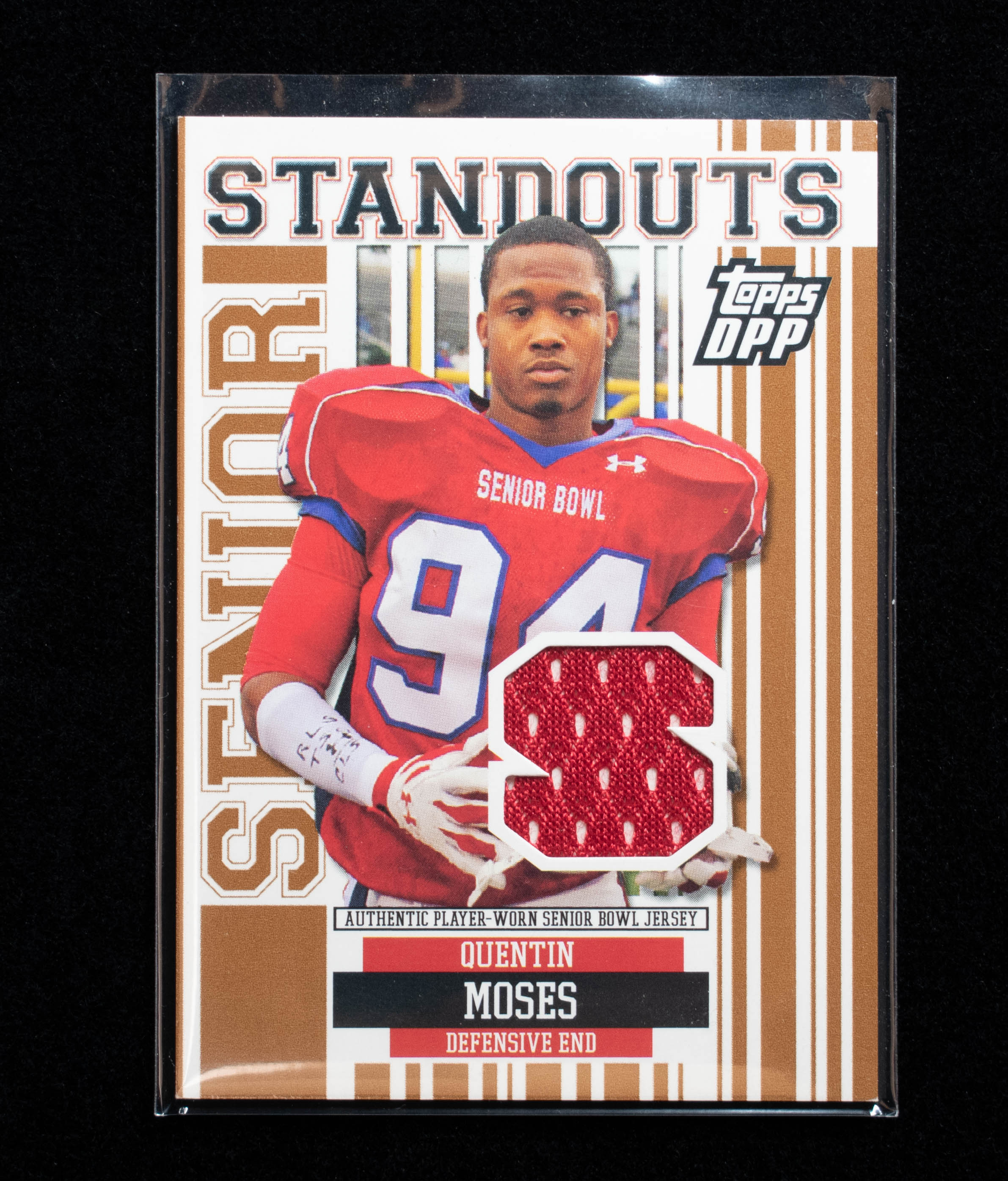 Quentin Moses SS-QM 2007 Topps Stand Outs Patch Card
