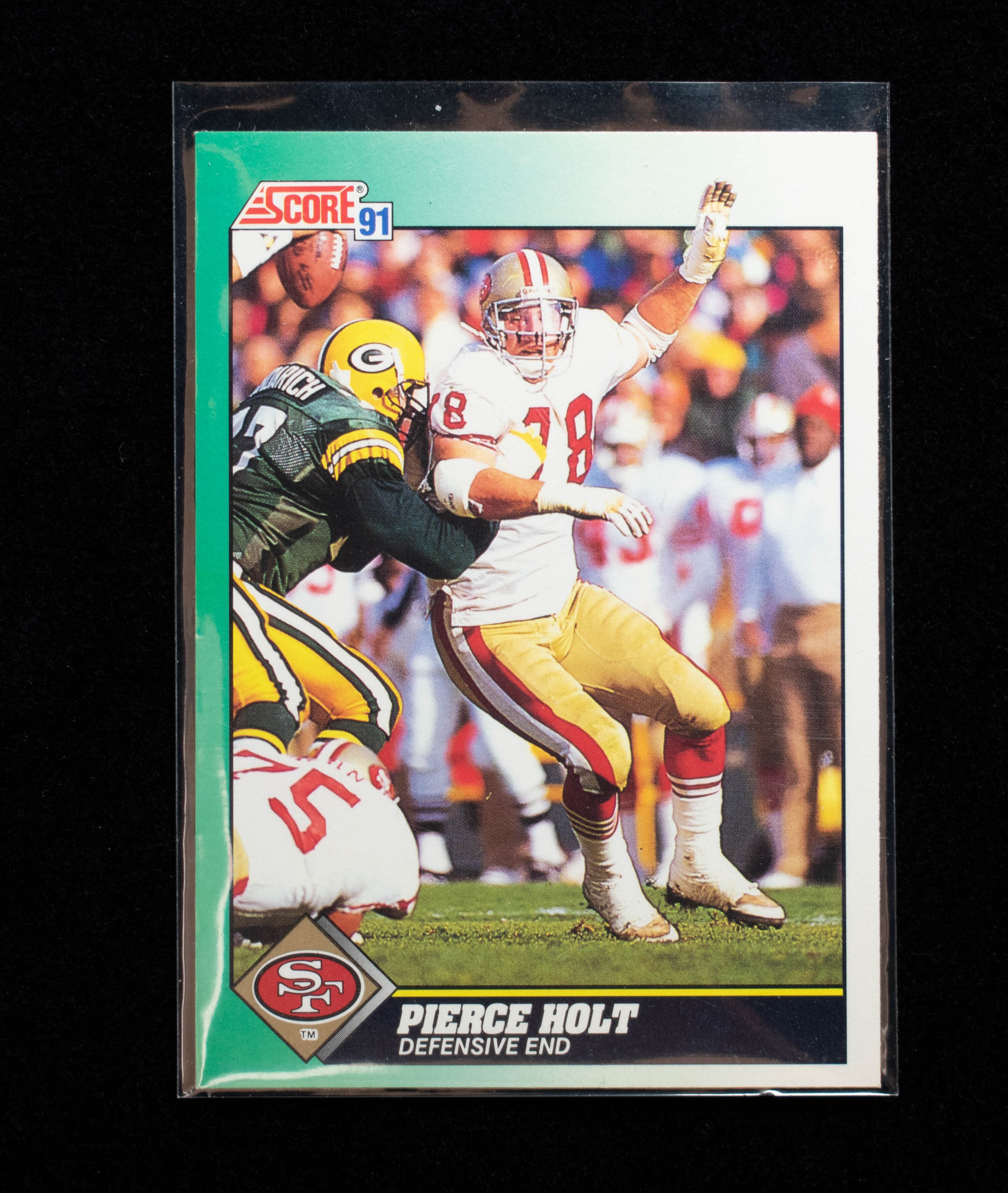 Pierce Holt 263 Score 1991 49ers NFL Football