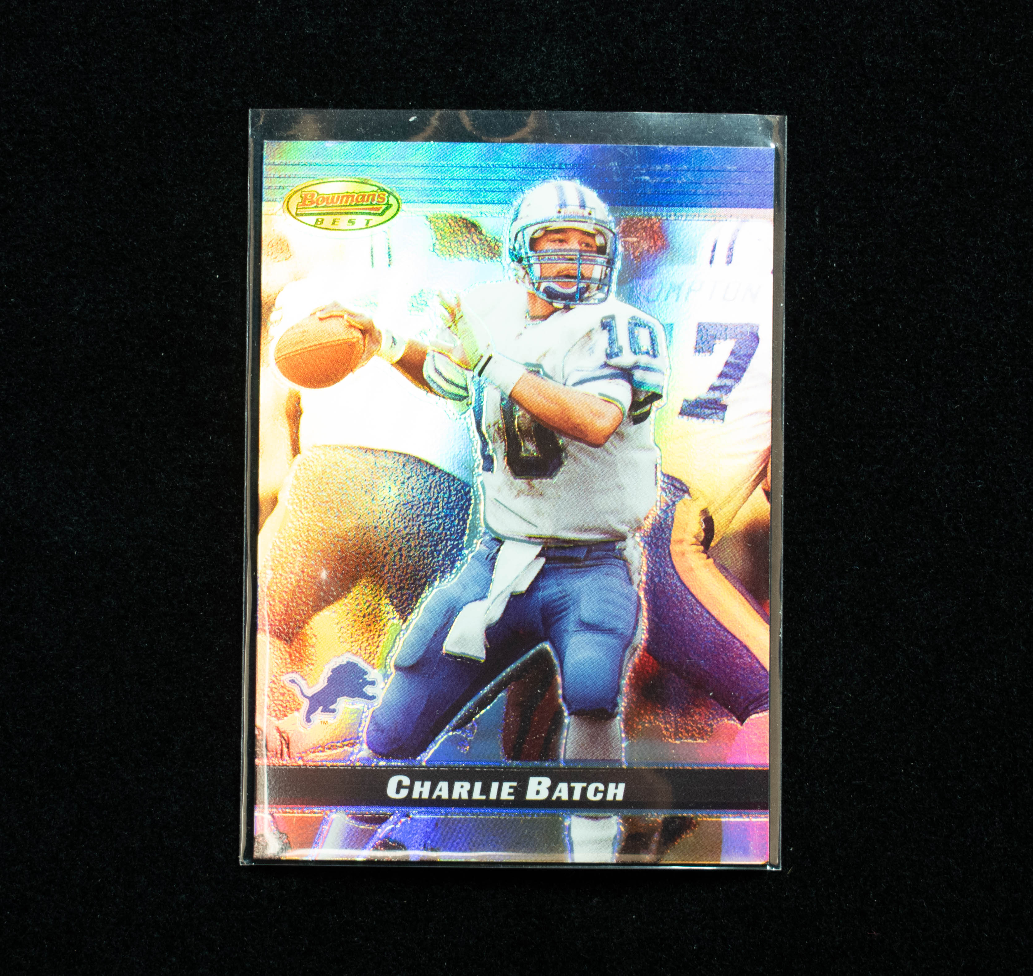 Charlie Batch 5 Topps 2000 Lions NFL Bowmans Best